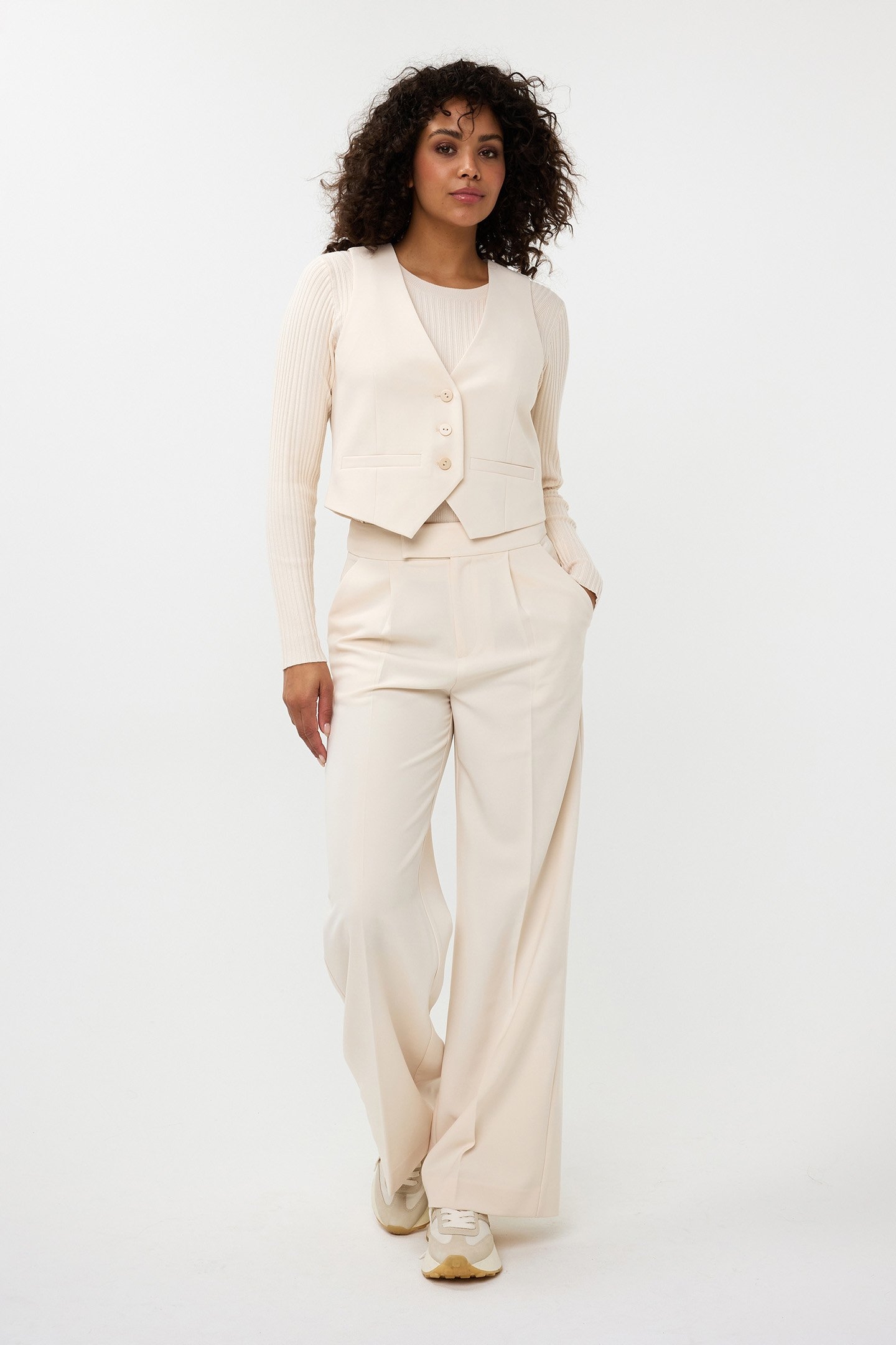 GILET SHORT CITY BEIGE 2