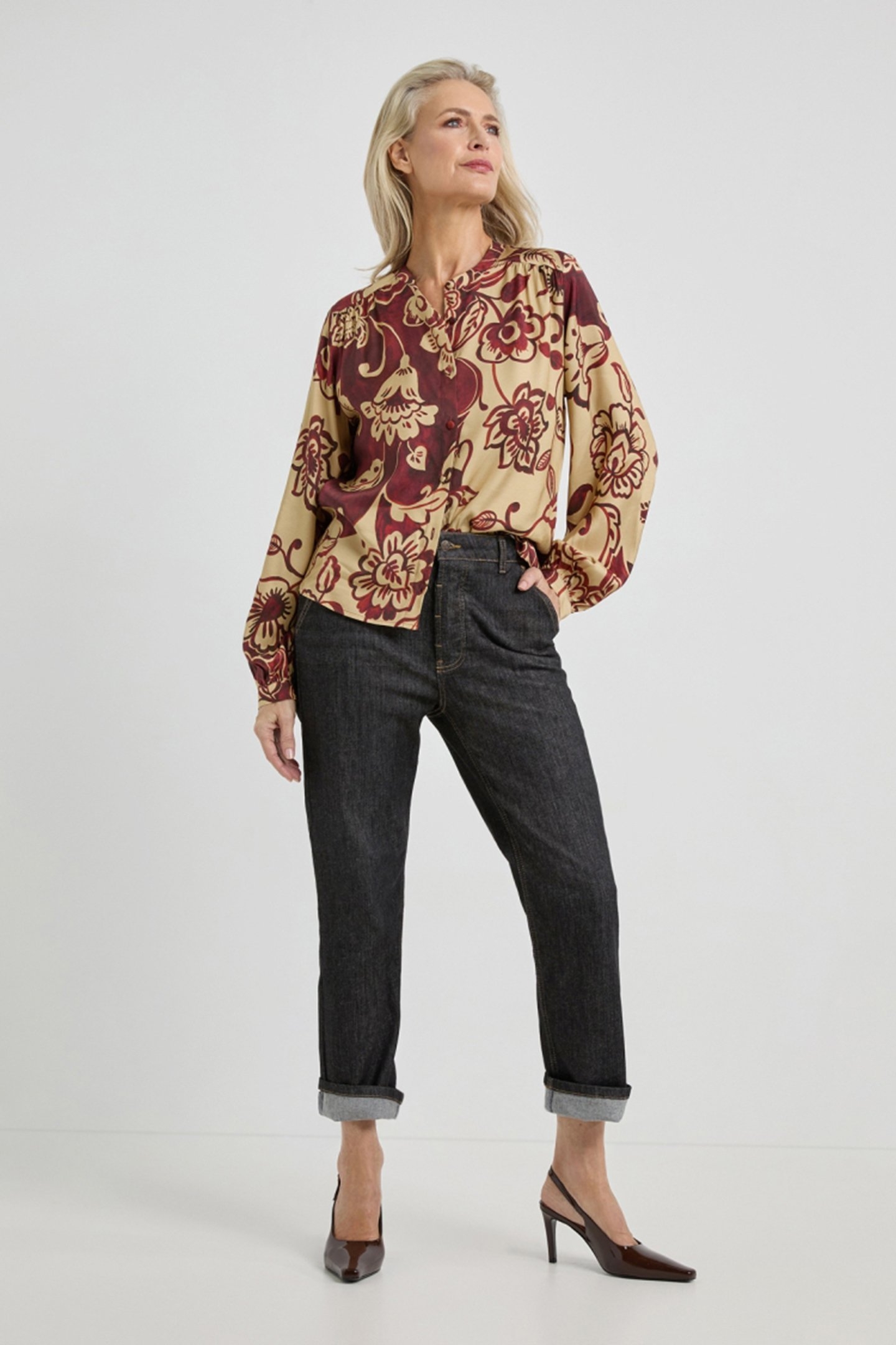 ANOUSKA BLOUSE CAMEL PRINT 2