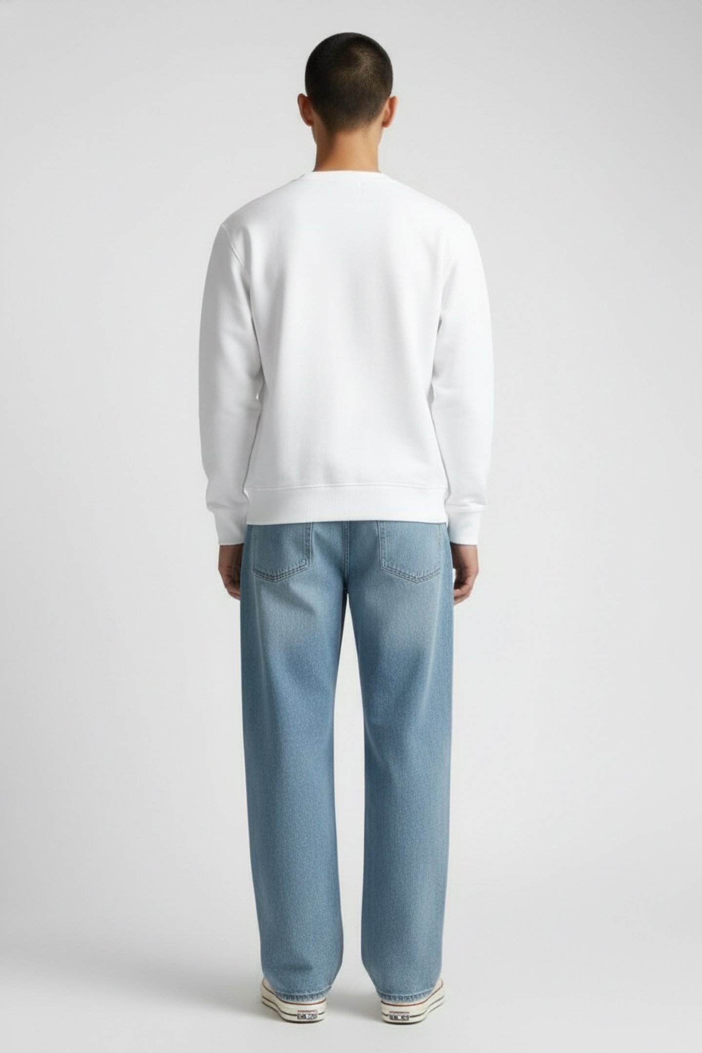 STAFF SWEATER MEN WHITE 2