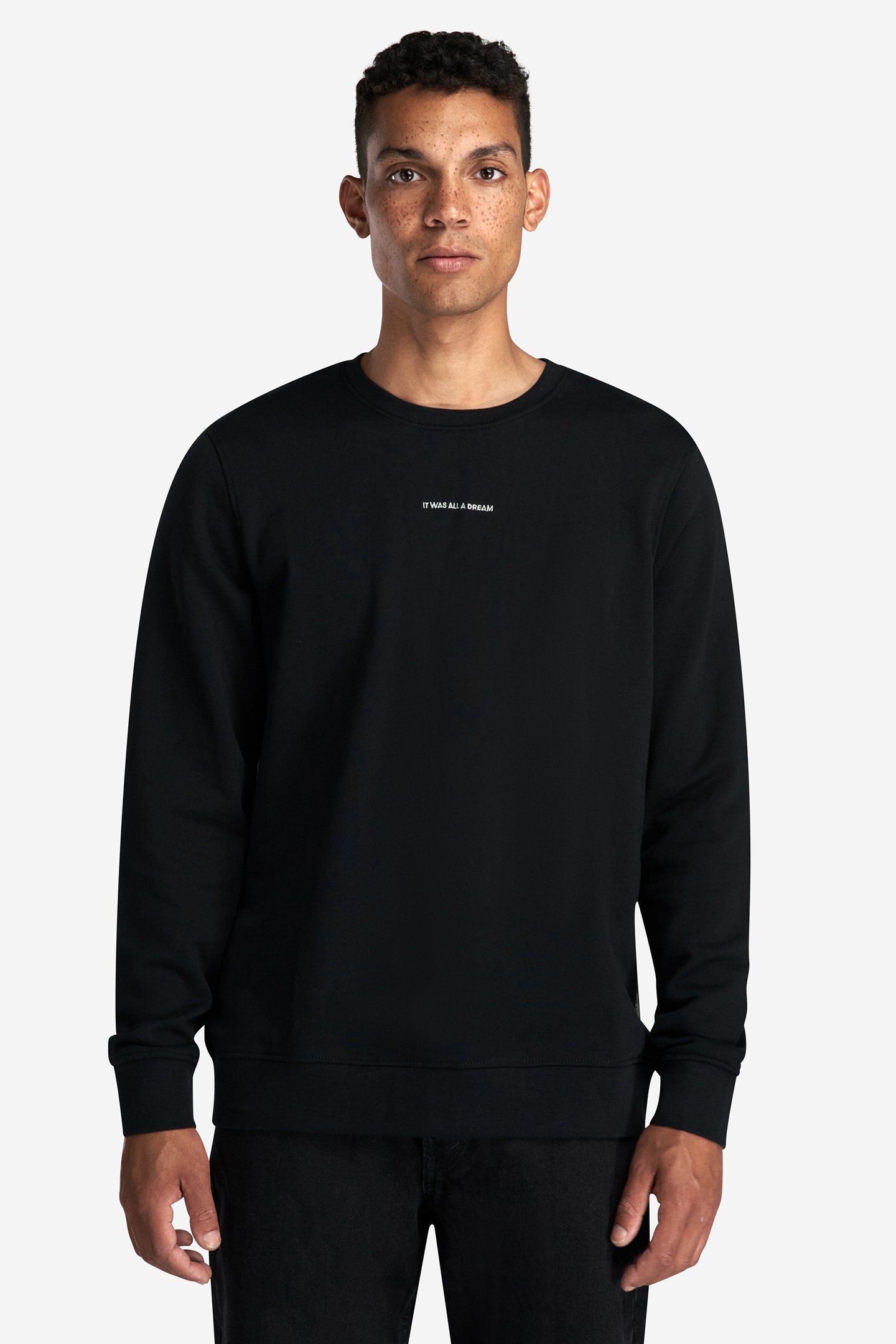SWEATSHIRT MISTER WALLACE BLACK 1