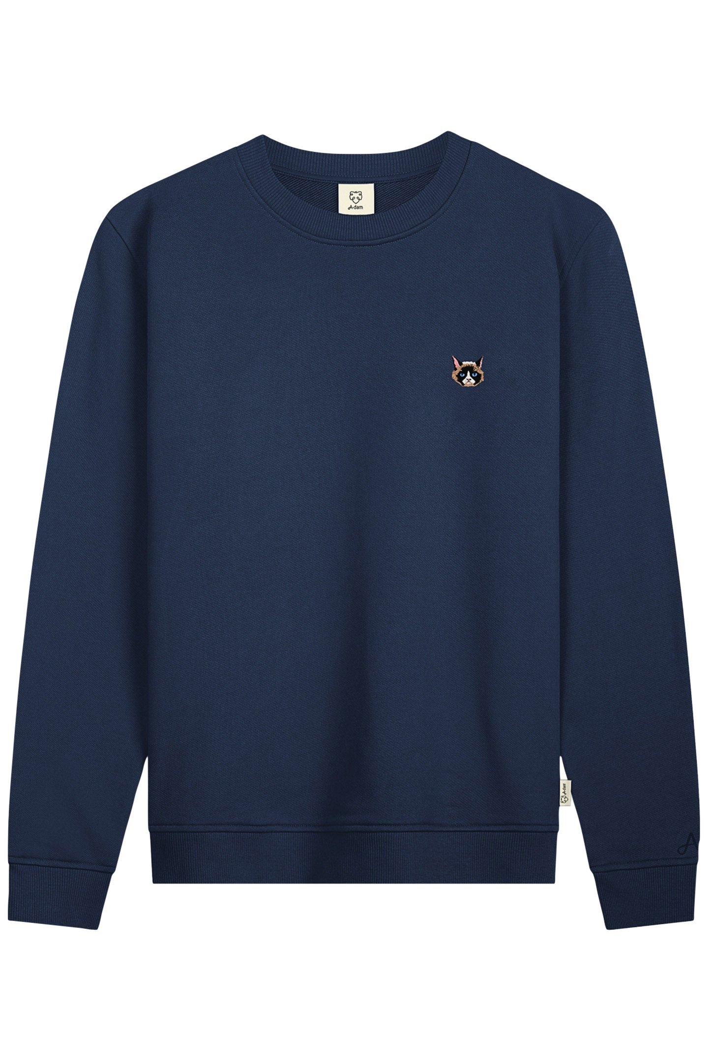 SWEATSHIRT NAVY CATFACE BLACK IRIS 1