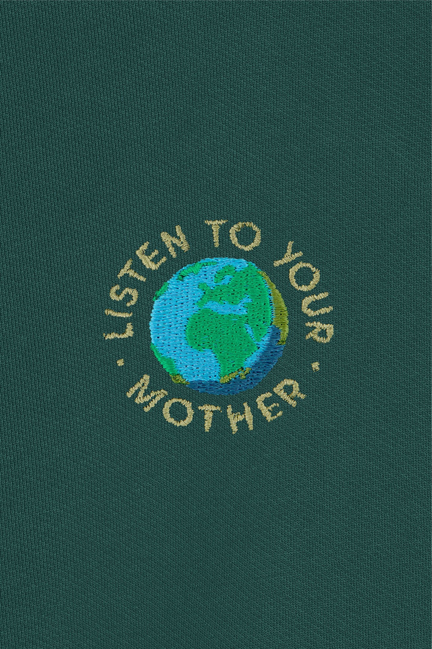 SWEATSHIRT GREEN LISTEN TO YR MOTHER PONDEROSA PINE 5
