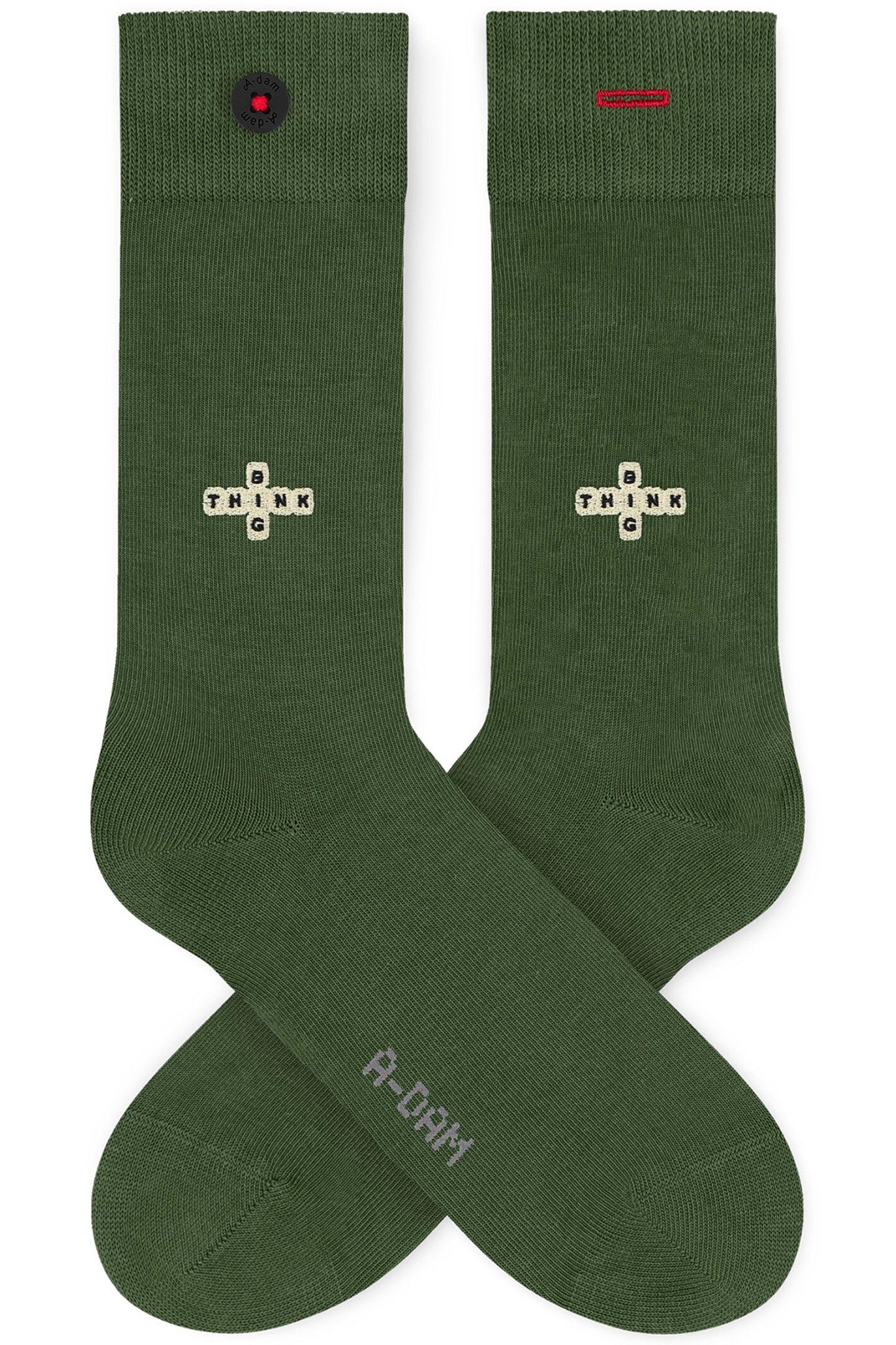 UNISEX A-DAM 4-PACK CASUAL SOCKS MULTICOLOR 3