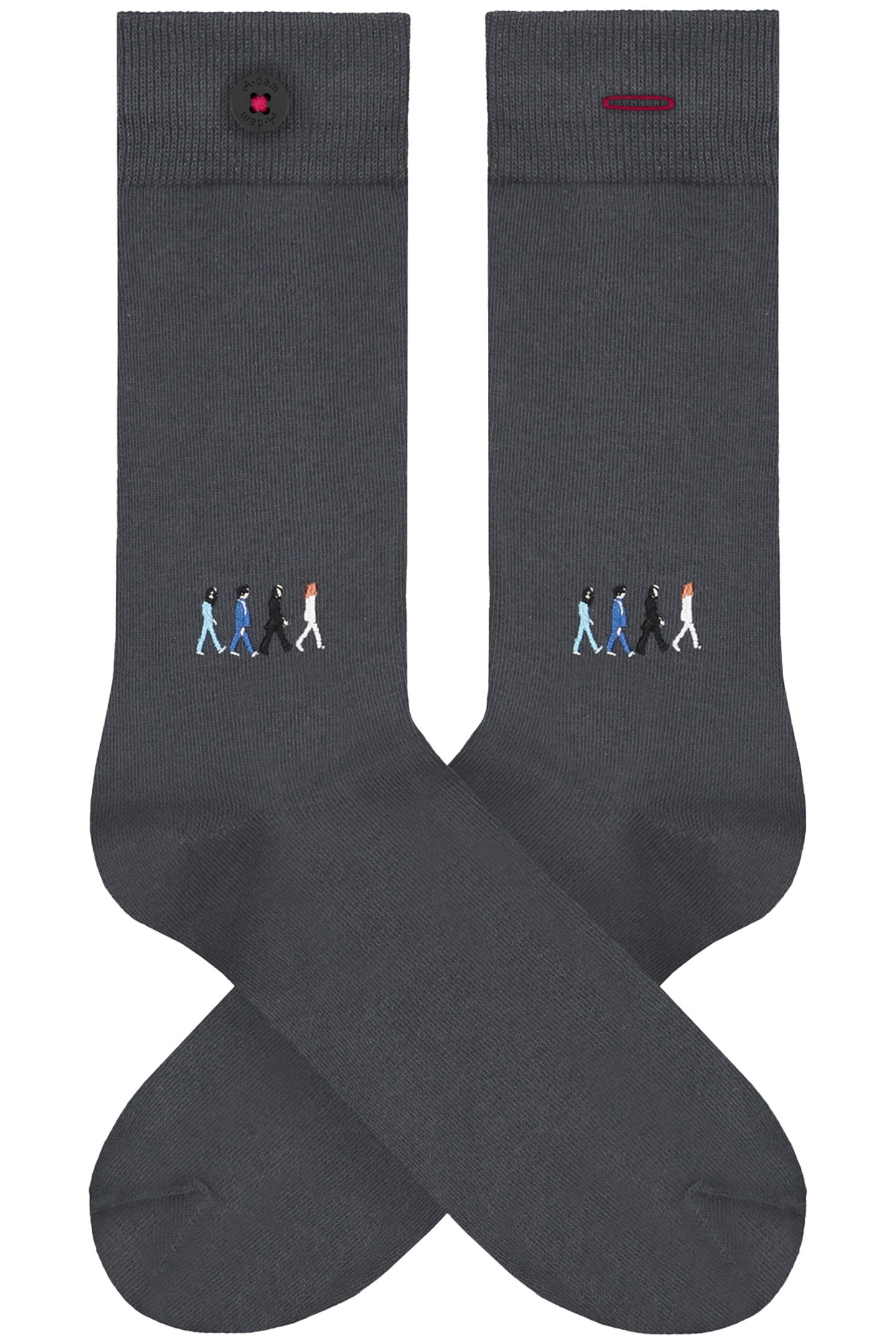 UNISEX A-DAM 4-PACK CASUAL SOCKS MULTICOLOR 2