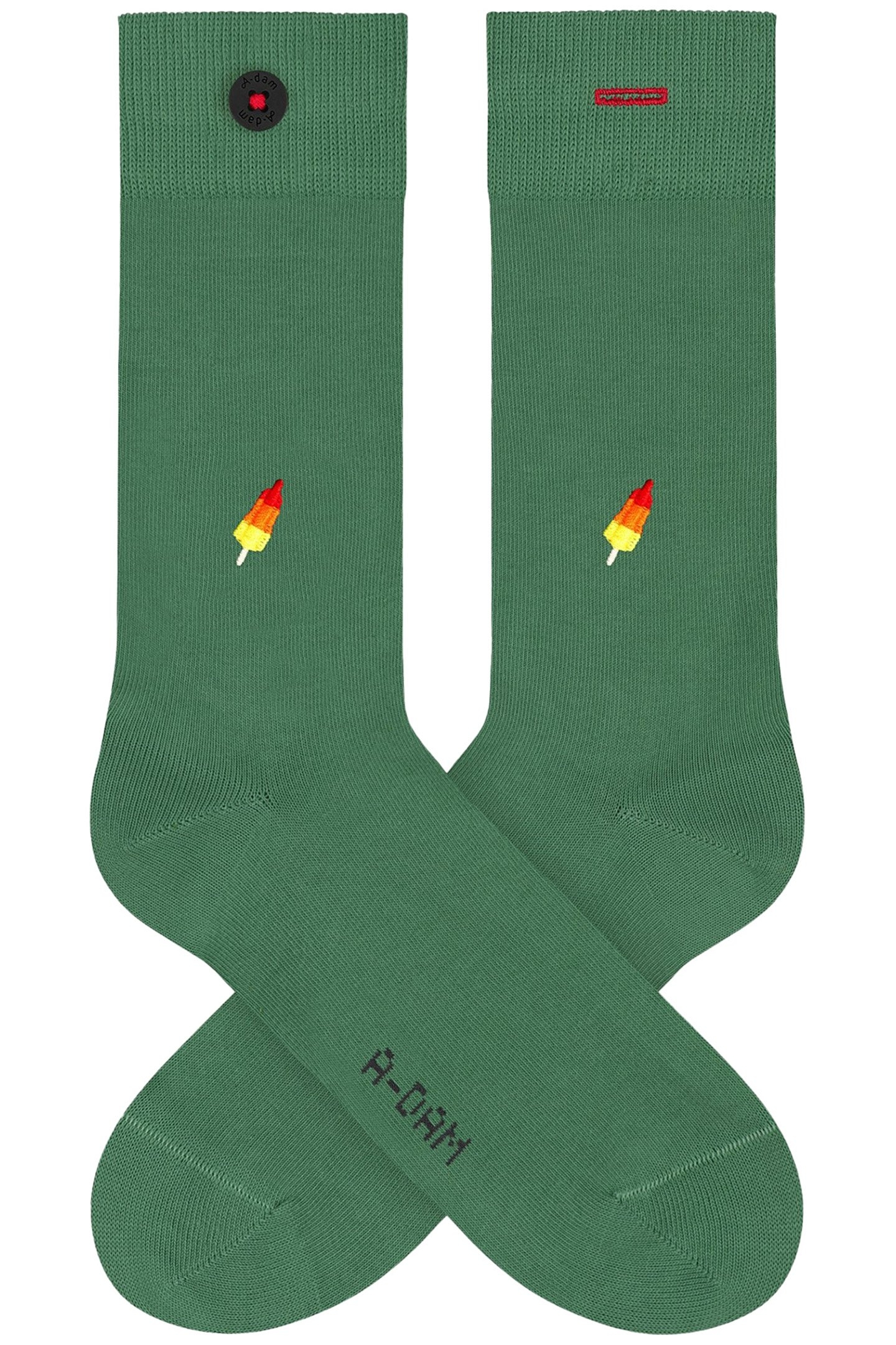 UNISEX A-DAM 4-PACK CASUAL SOCKS MULTICOLOR 3