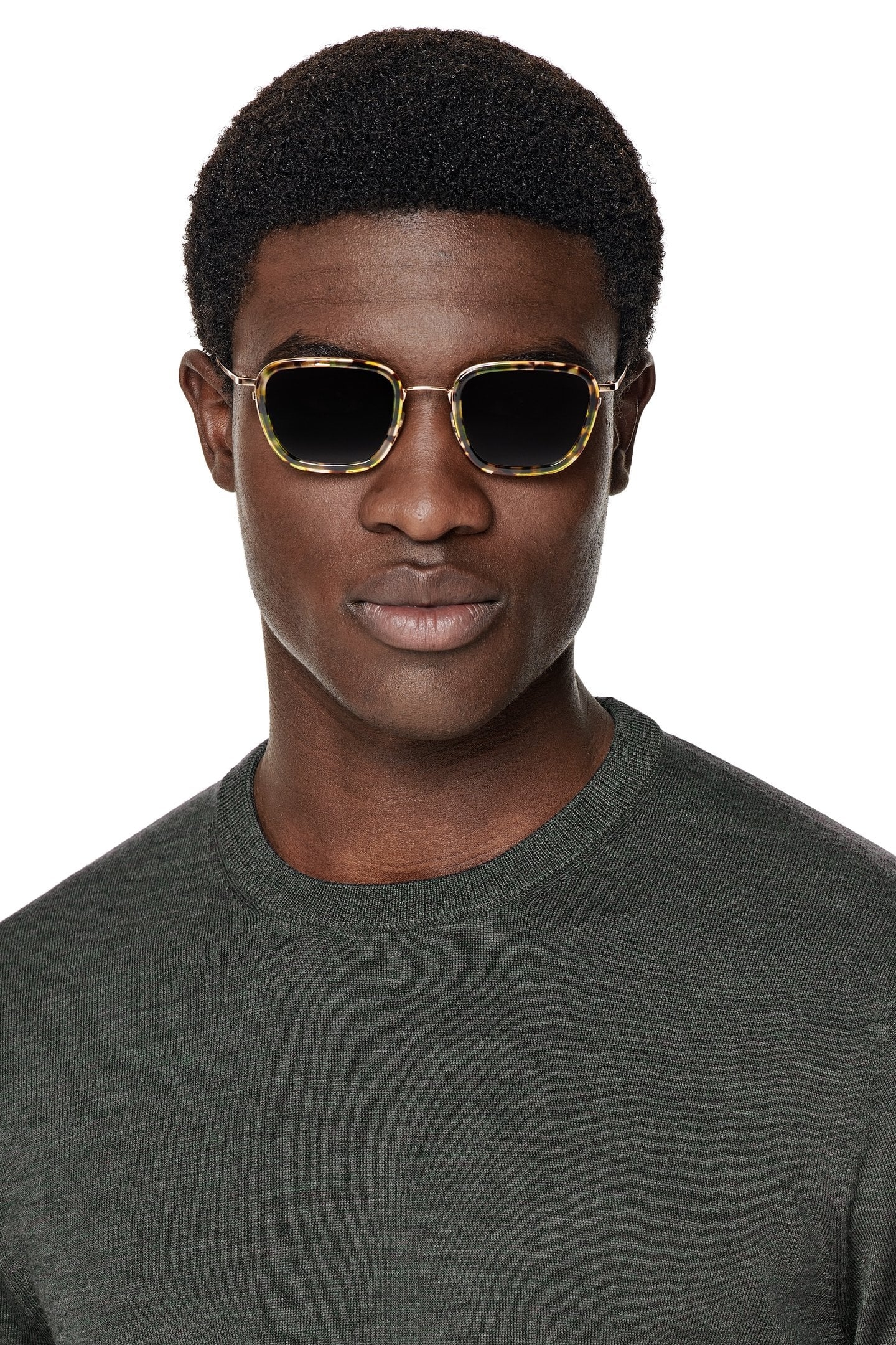 LS CREW MERINO ARMY DARK GREEN 7