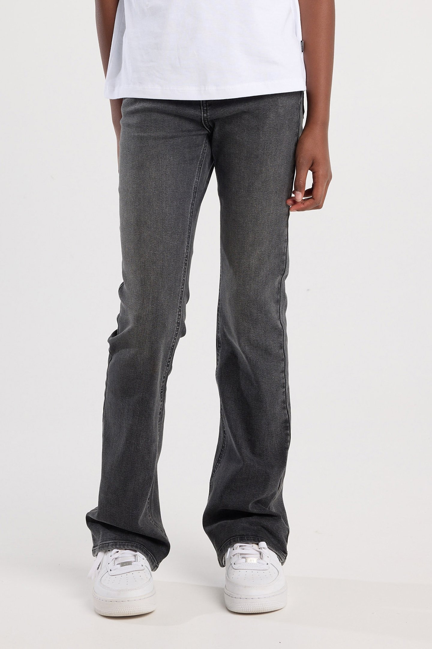 EMILY FLARE JR WASHED BLACK 1