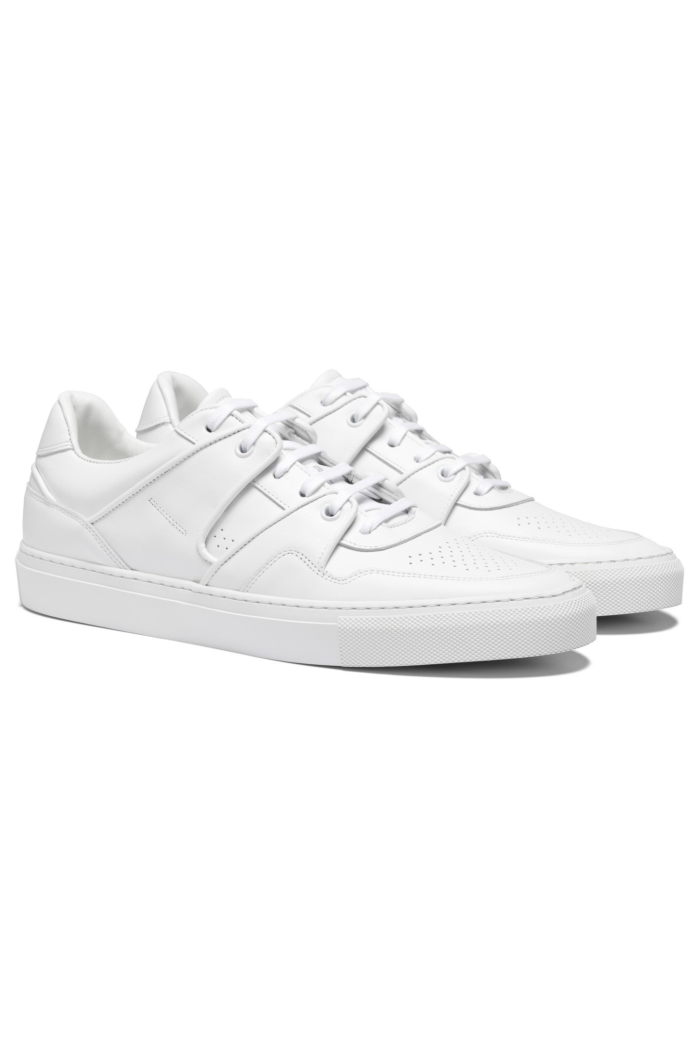LEATHER-SNEAKER-WHITE WHITE 1