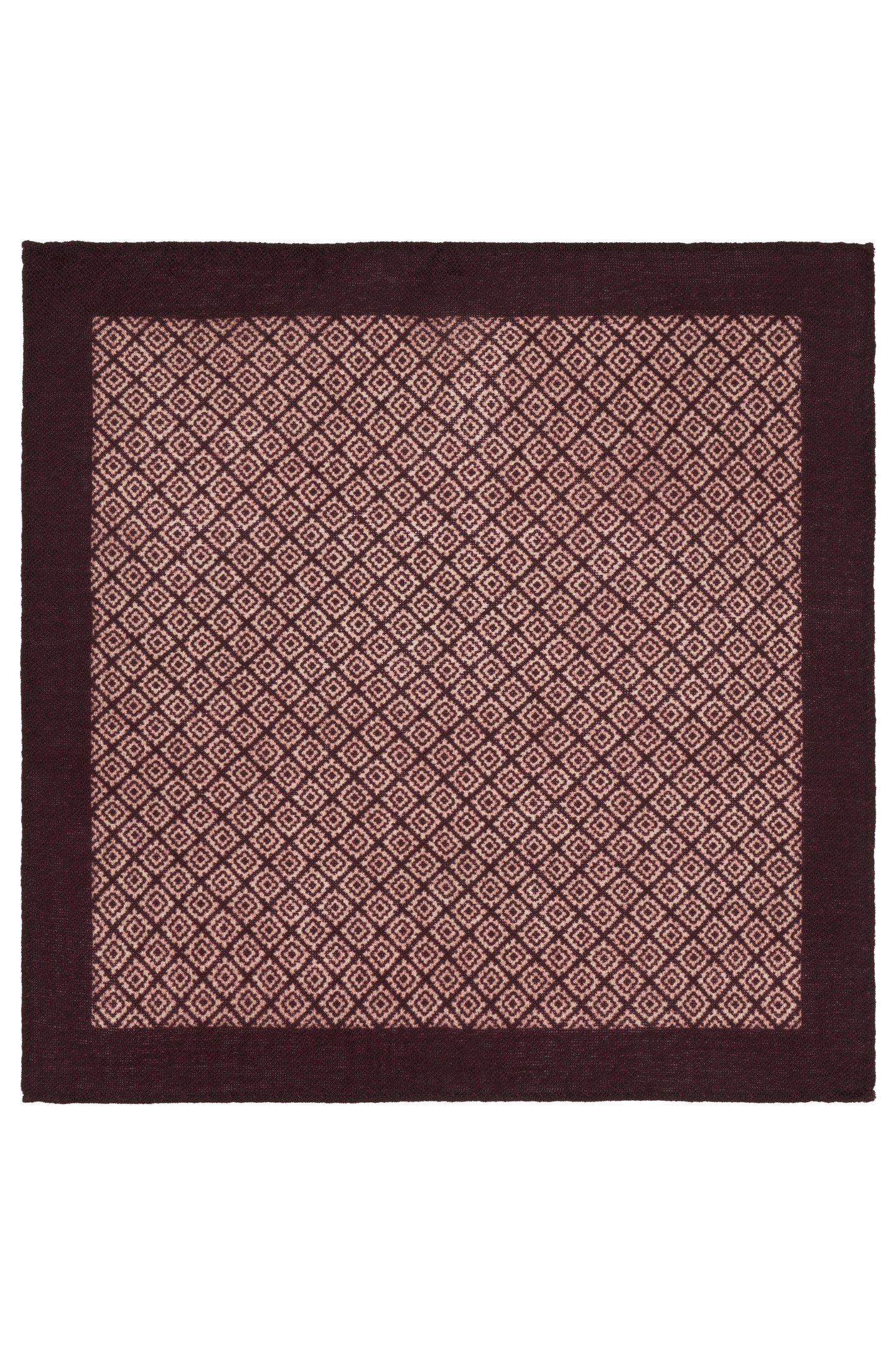 POCHET-BURGUNDY-GEOMETRIC BURGUNDY 2
