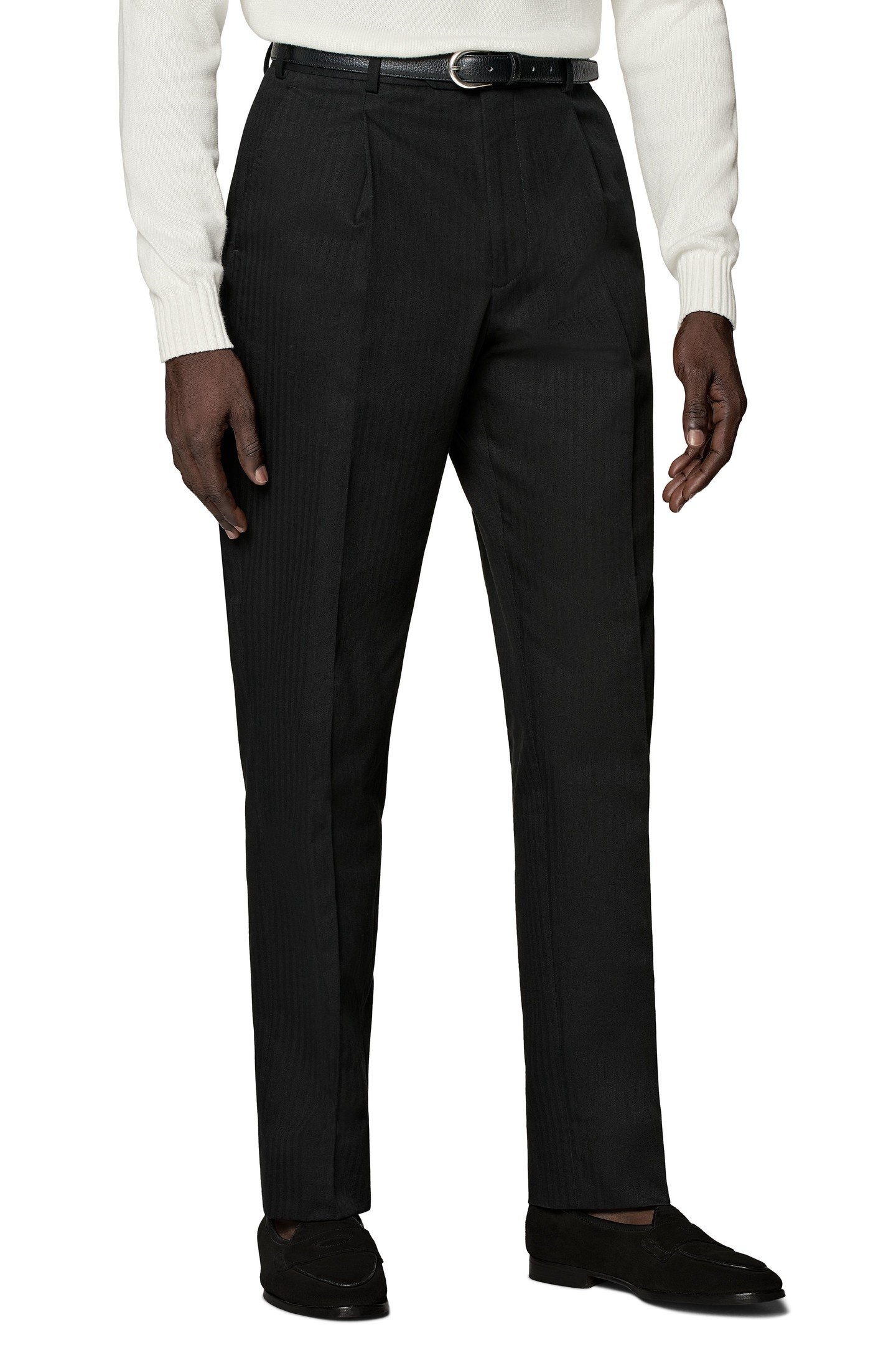 FIRENZE BLACK HERRINGBONE BLACK 1