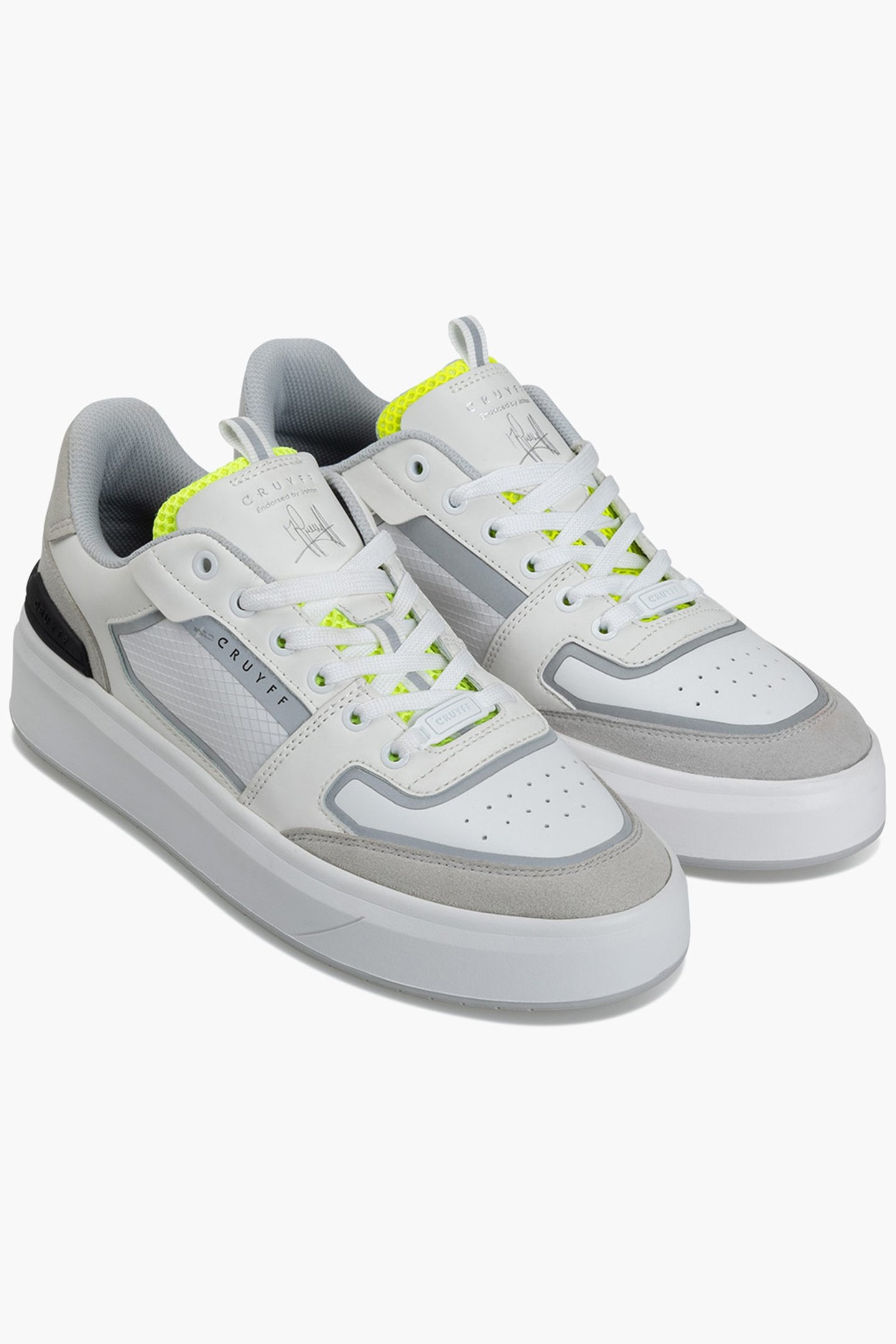 ENDORSED TENNIS WHITE/FLUO YELLOW 2