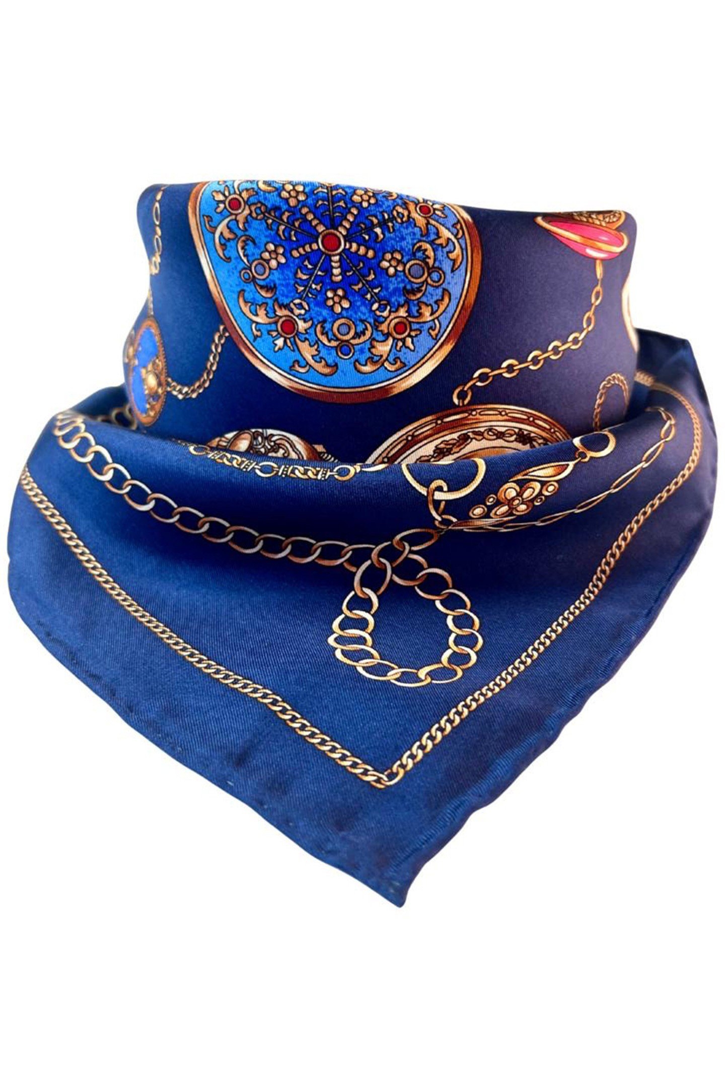 SCARF BURANO SMALL 582 BLUE 2