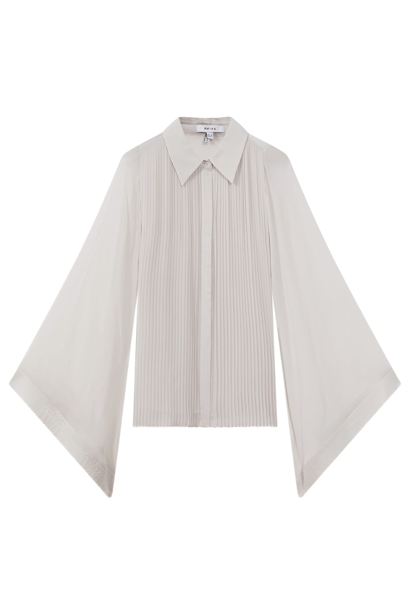 PLEAT DETAIL BLOUSE PALE BLUE 4