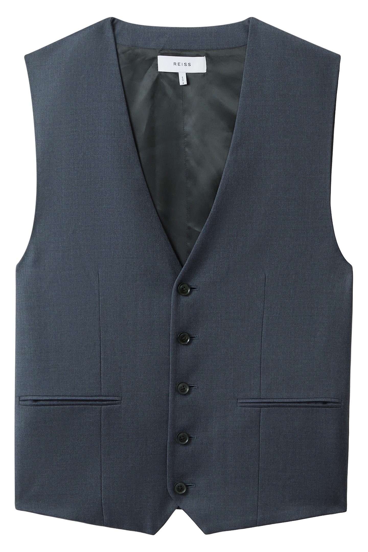 PLAIN WEAVE WAISTCOAT AIRFORCE BLUE 1