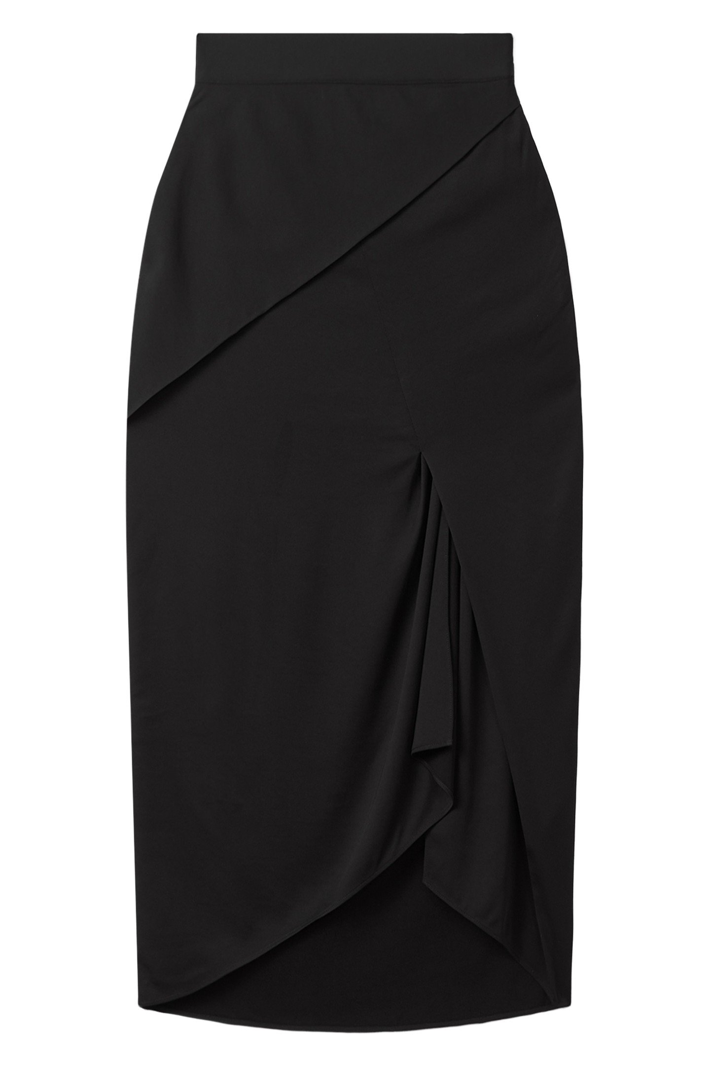 RELAXED MIDI SKIRT BLACK 5