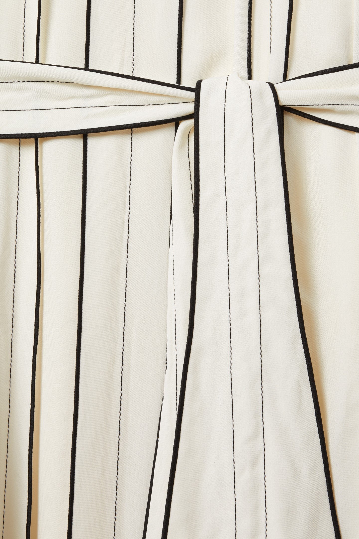 TIPPED PLEAT DRESS IVORY 7