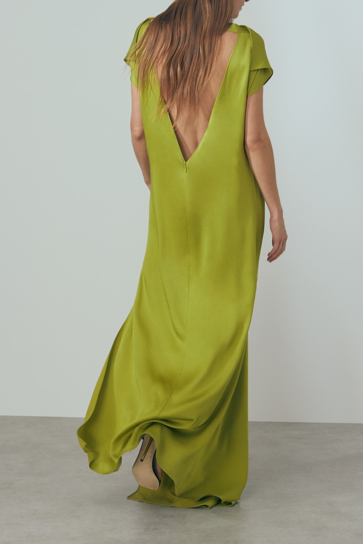 TRAIN MINI DRESS GREEN 4