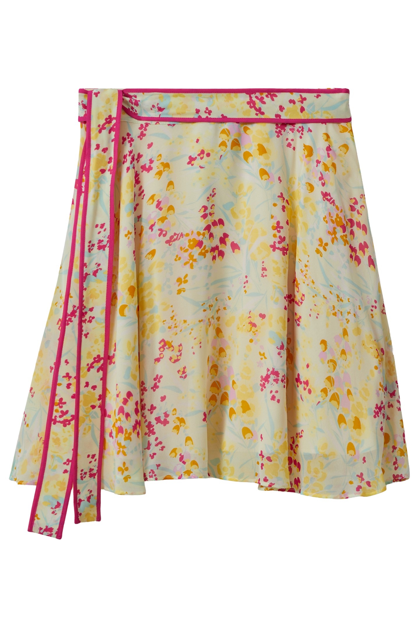 BUTTERCUP PRINTED FLIPPY SKIRT PINK/YELLOW 4