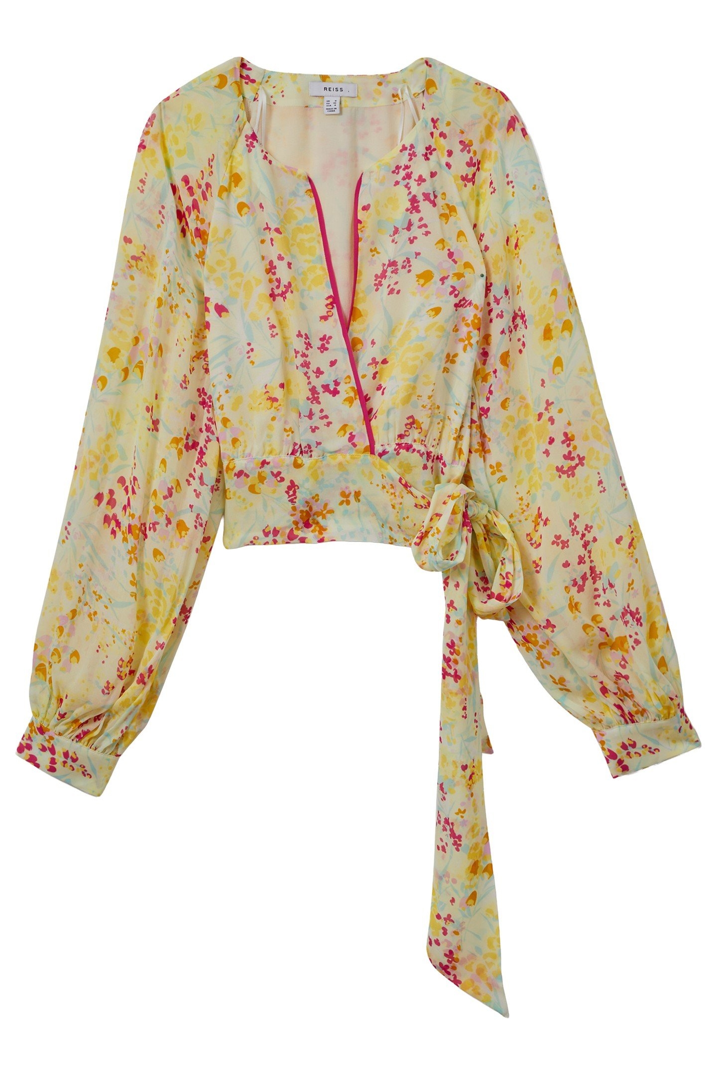 BUTTERCUP PRINTED BLOUSE PINK/YELLOW 1