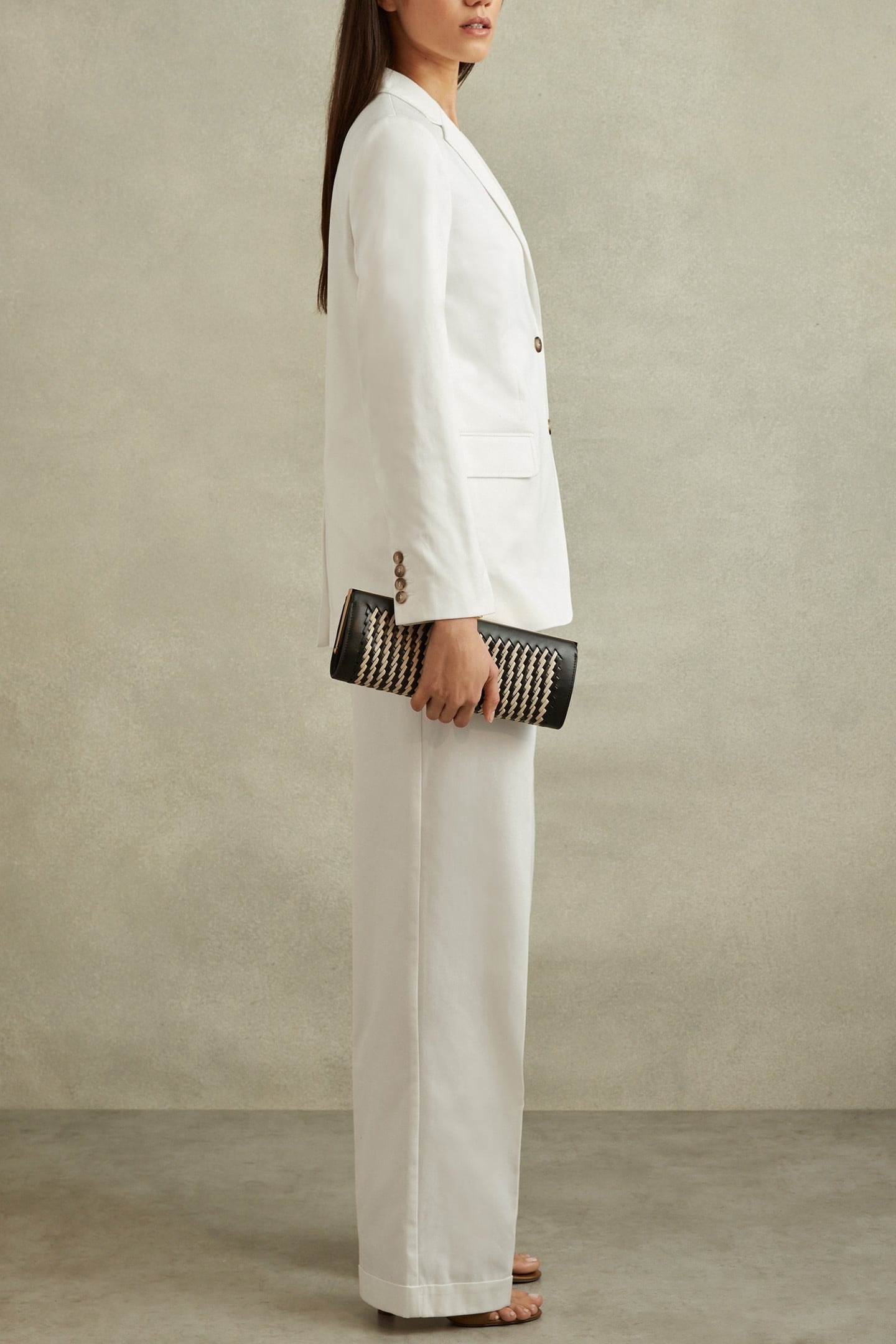 SB COTTON BLAZER WHITE 3