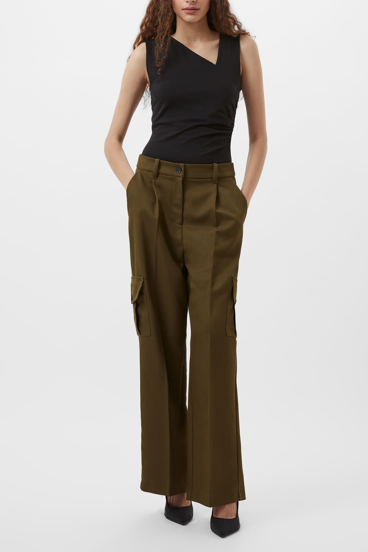 RALLIE ASYMMETRIC BODYSUIT BLACK 1