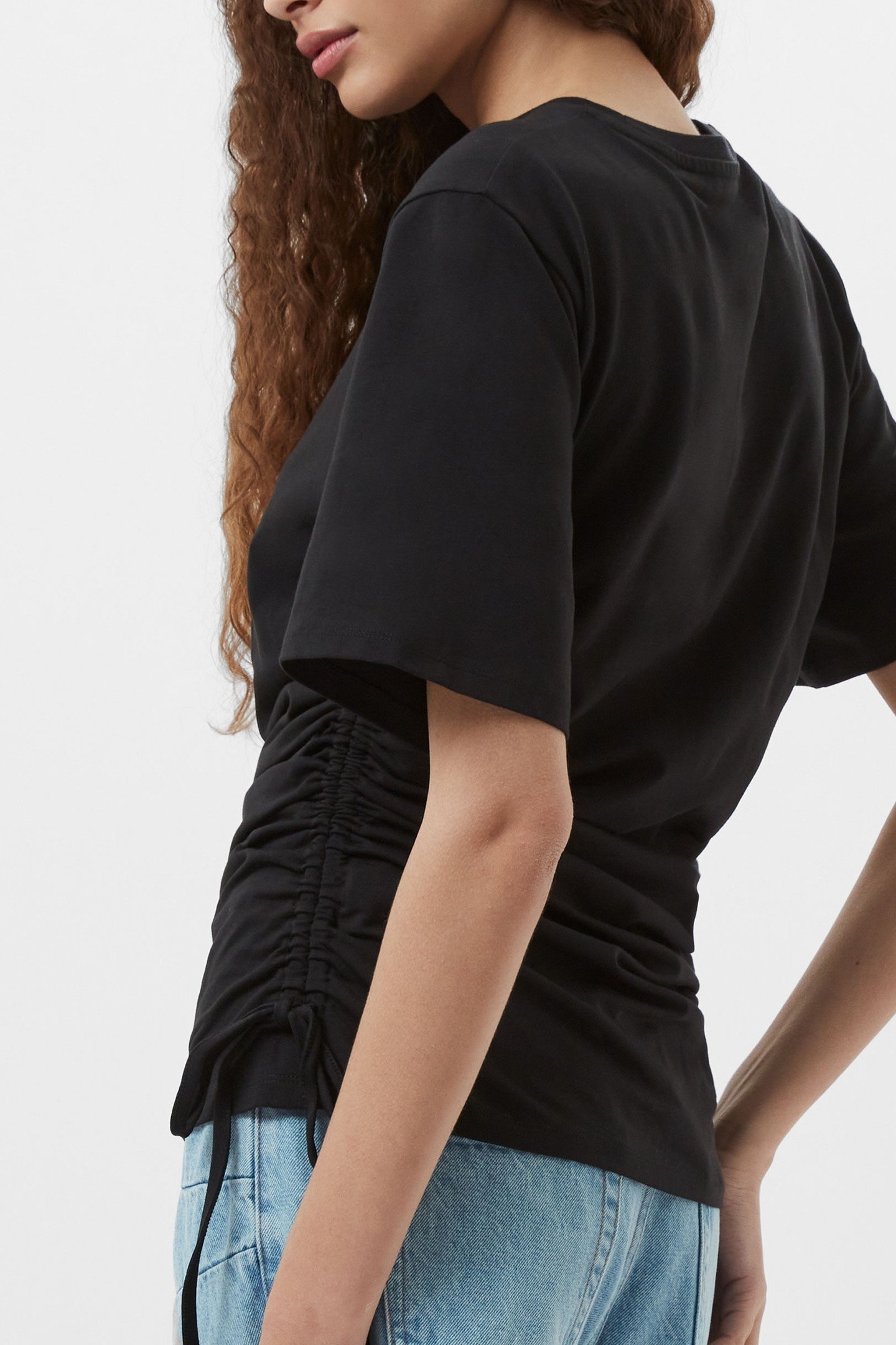 RALLIE DRAWSTRING T SHIRT BLACK 4