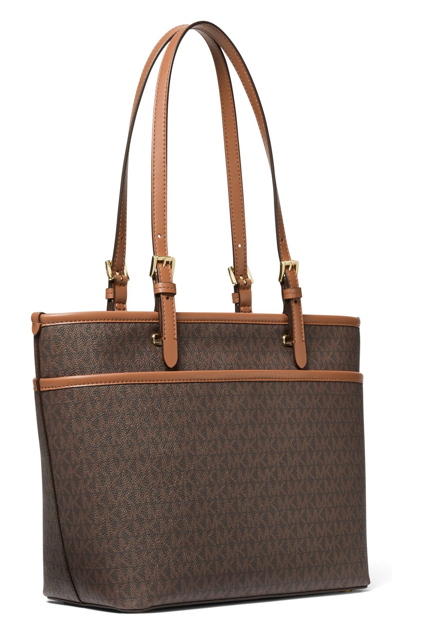 MEDIUM POCKET TOTE BAG BROWN/ACORN 3