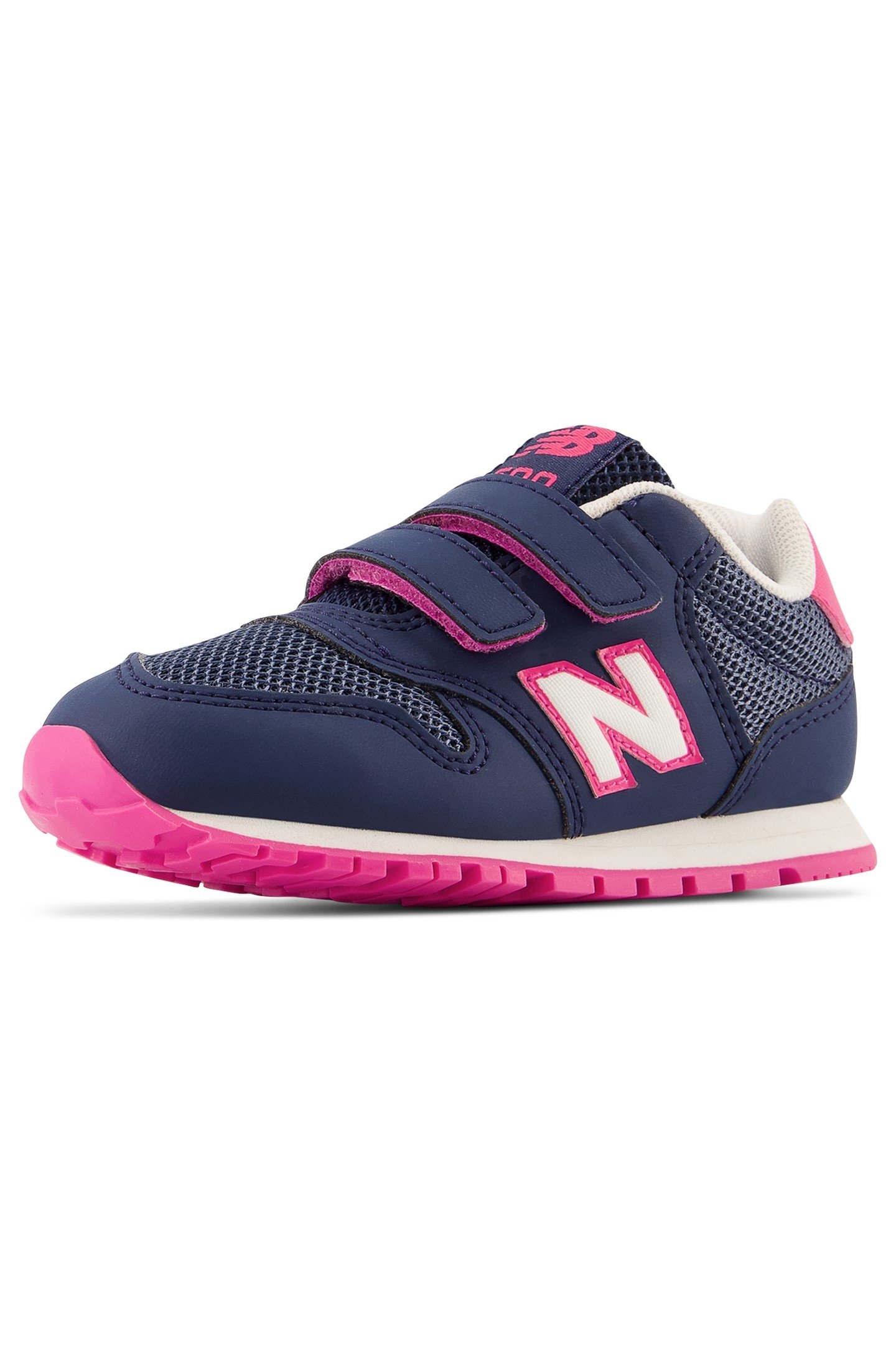 INFANT GIRLS 500 HOOK & LOOP SHOES NB NAVY 4