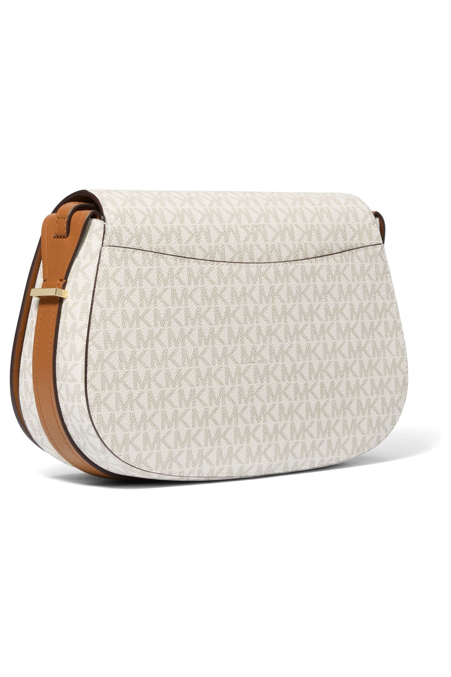MEDIUM FLAP MESSENGER BAG VANILLA/ACORN 3