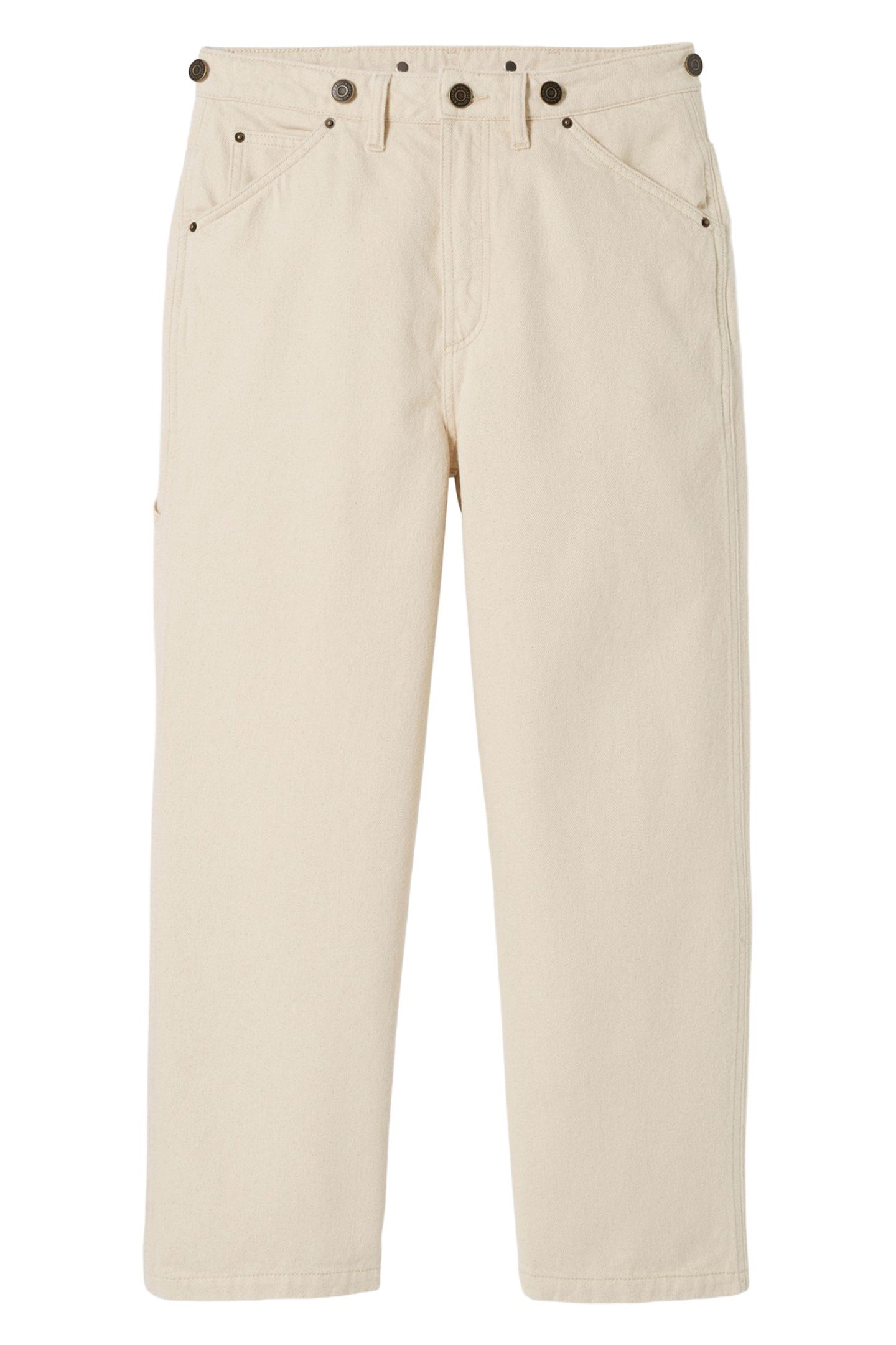 5-POCKET RIGHT WORKER JEANS ECRU 1