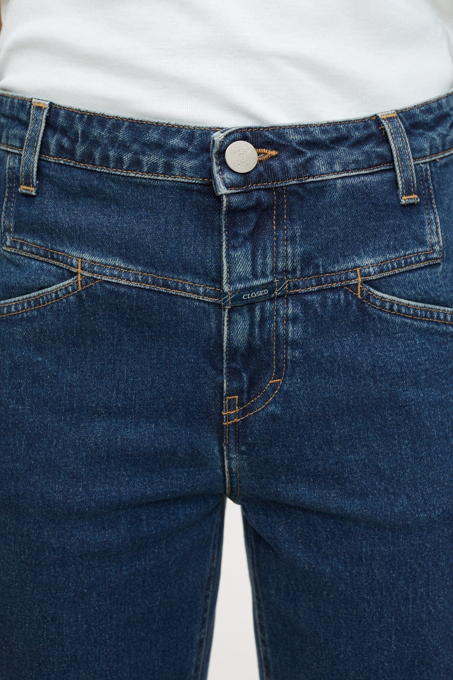 PEDAL PUSHER JEANS DARK BLUE 5