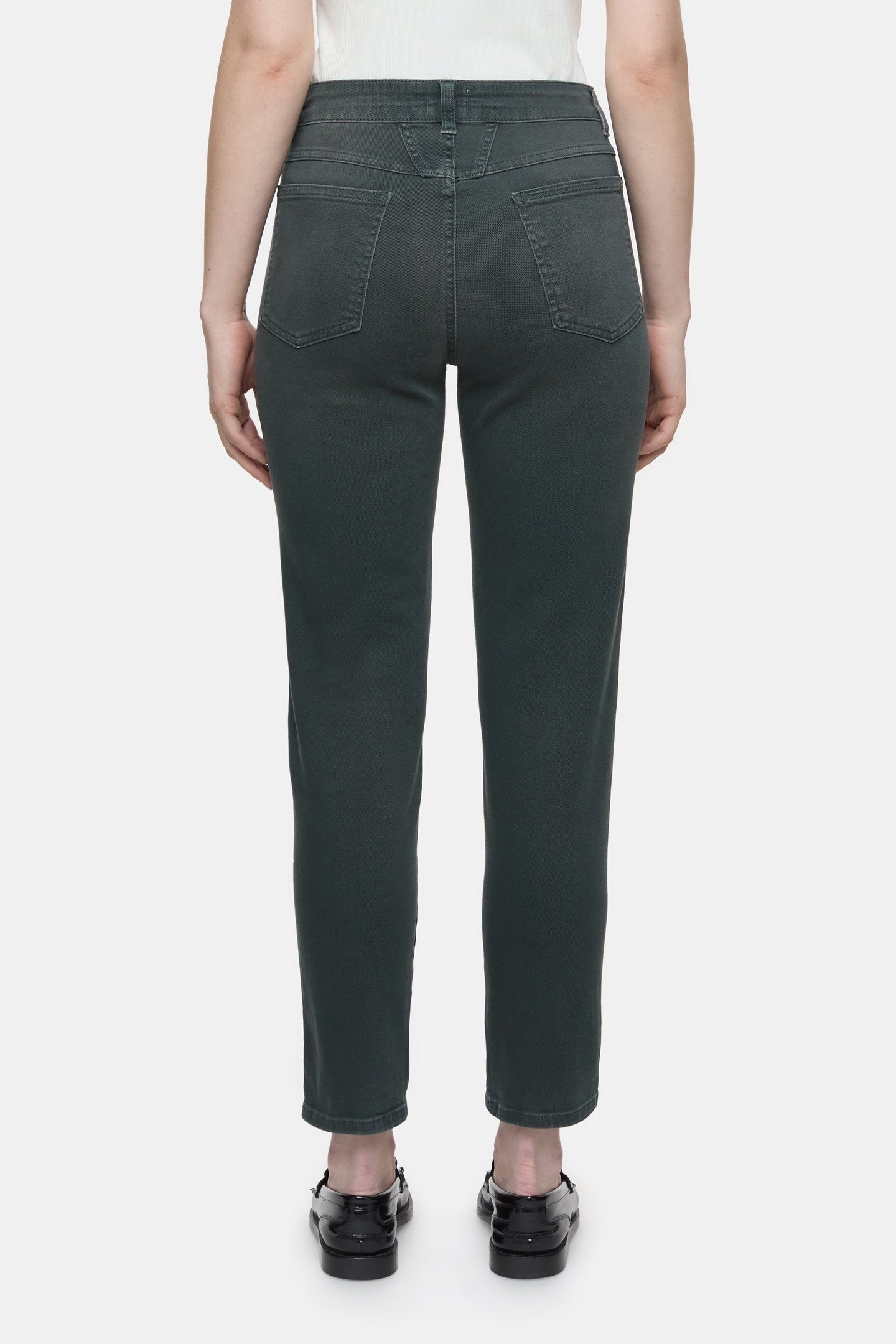 PEDAL PUSHER JEANS SABBIA BEIGE 3