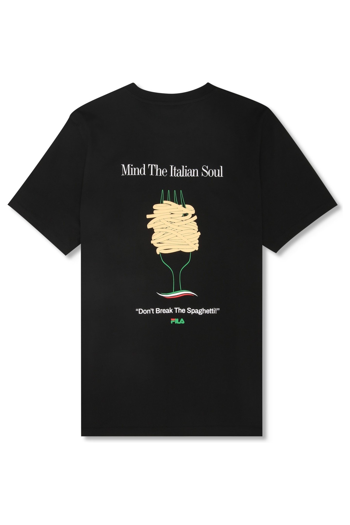 NAVIGLI PASTA REGULAR GRAPHIC T-SHIRT BLACK 5