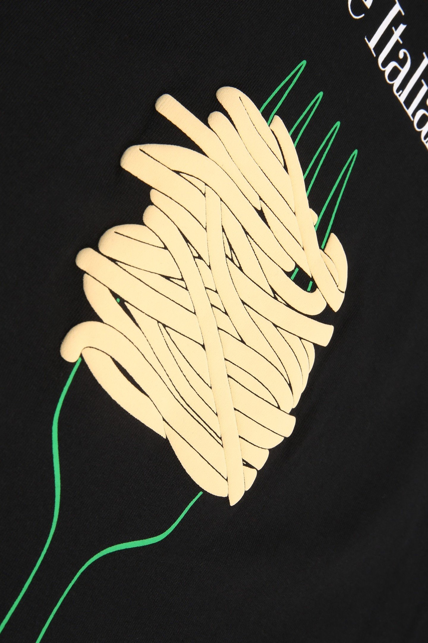 NAVIGLI PASTA REGULAR GRAPHIC T-SHIRT BLACK 7