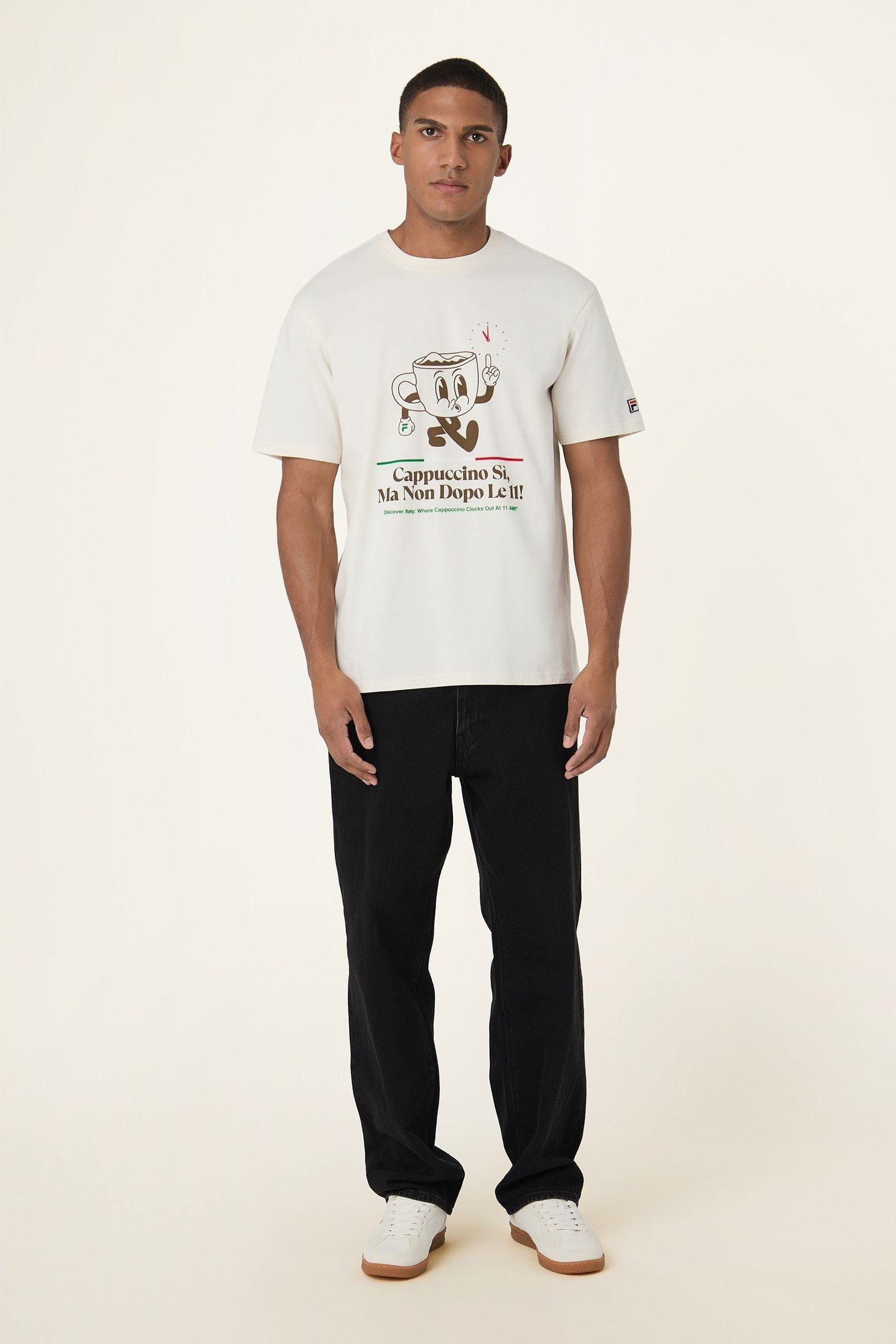 NAVIGLI CAFFÉ RELAXED GRAPHIC T-SHIRT EGRET 3