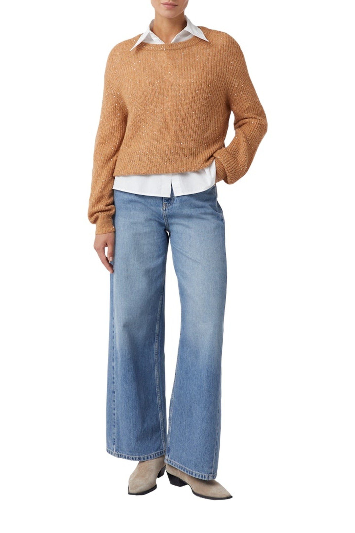 COMMA PULLOVER BROWN 4