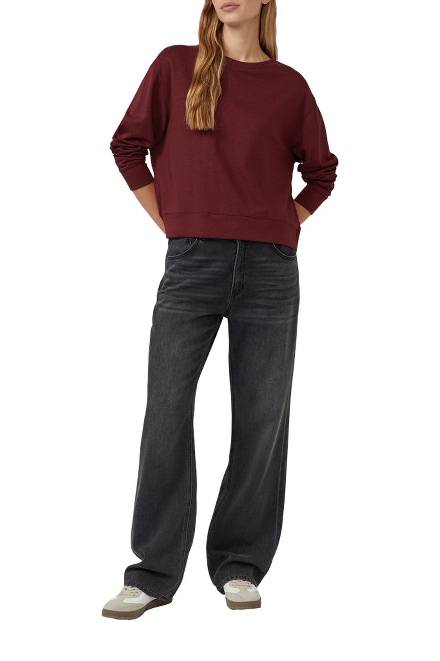 S.OLIVER SWEATSHIRTS BURGUNDY 4