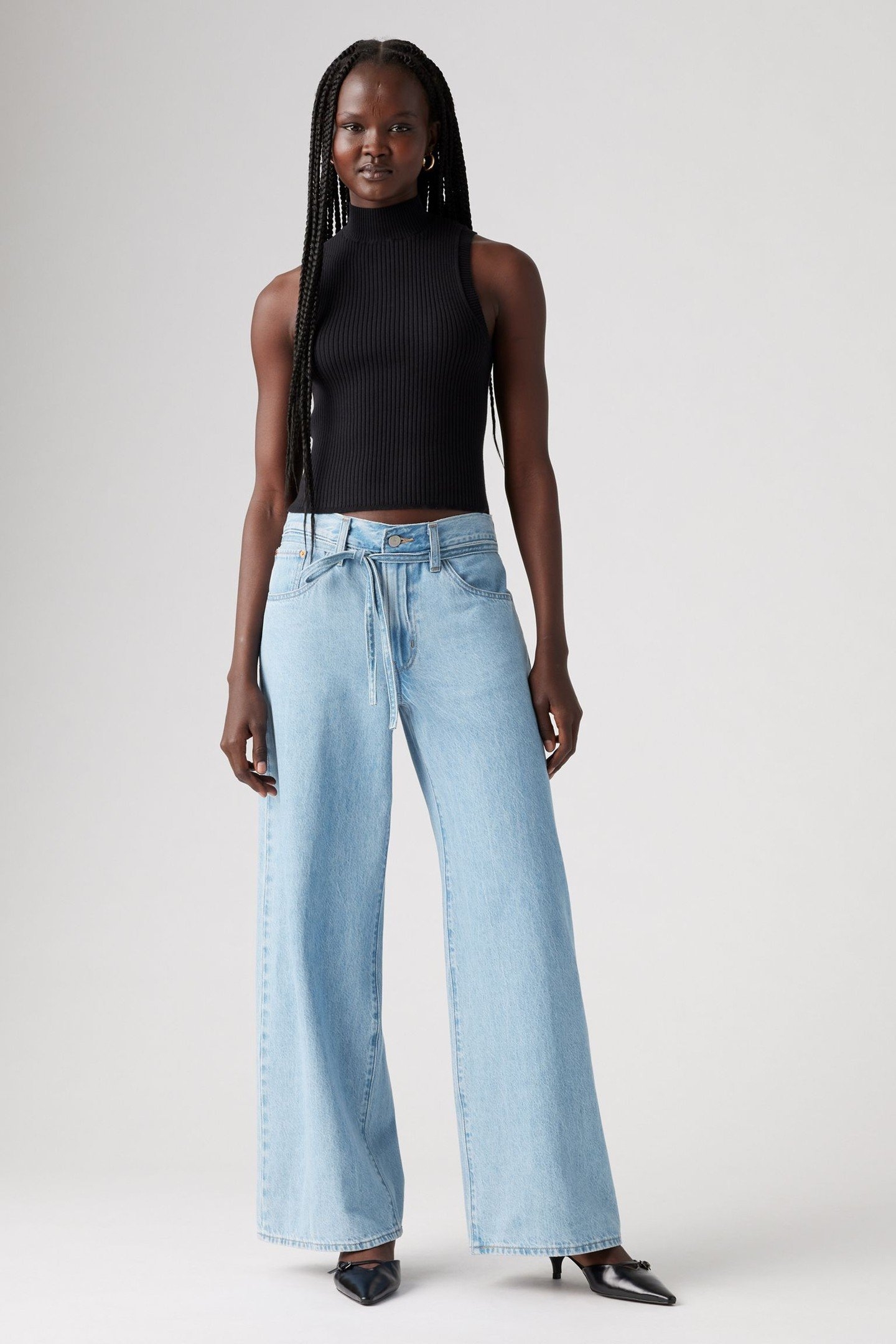 XL STRAIGHT LIGHTWEIGHT JEANS MED INDIGO 5