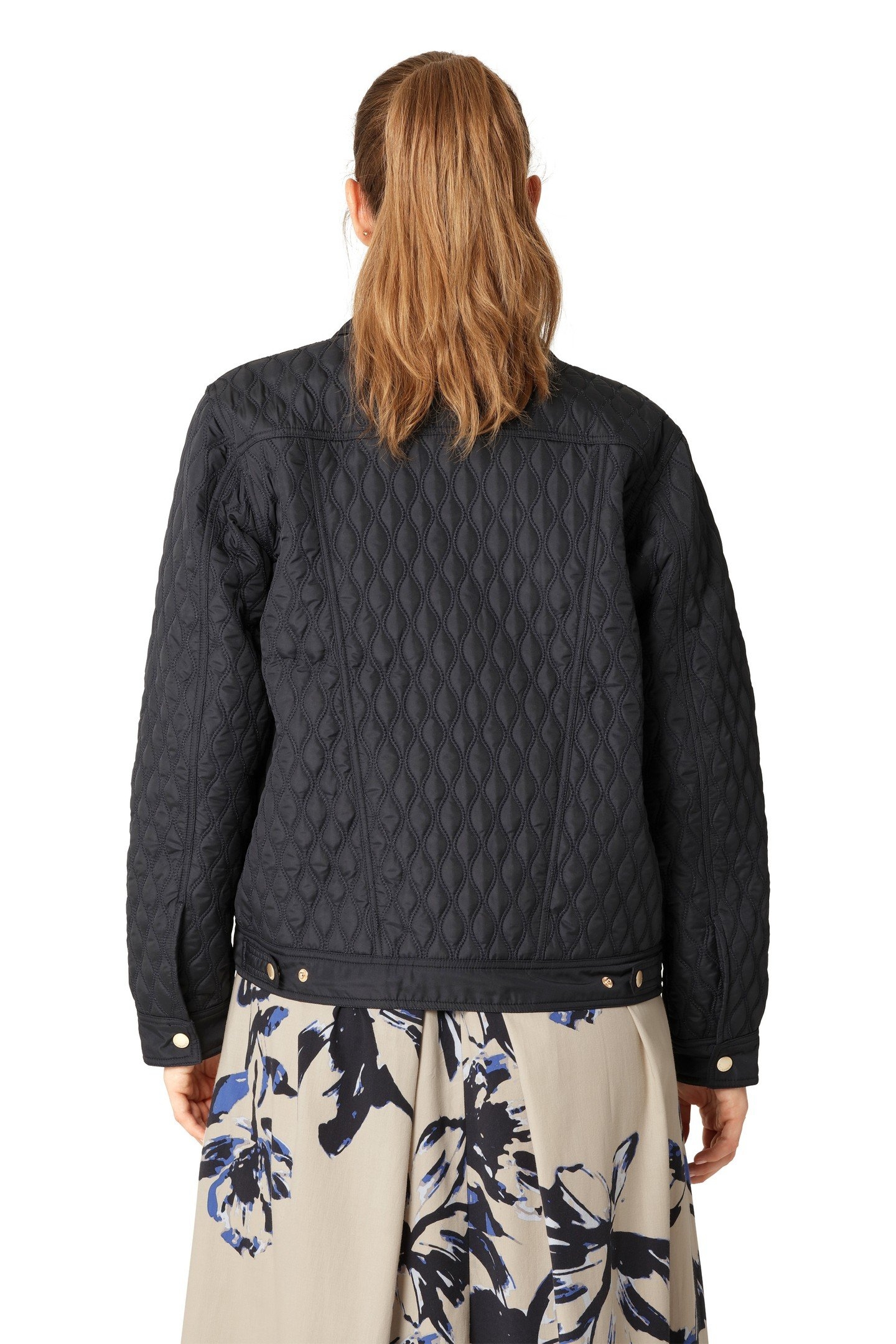 ALLY03 QUILT JACKETS DARK INDIGO 4