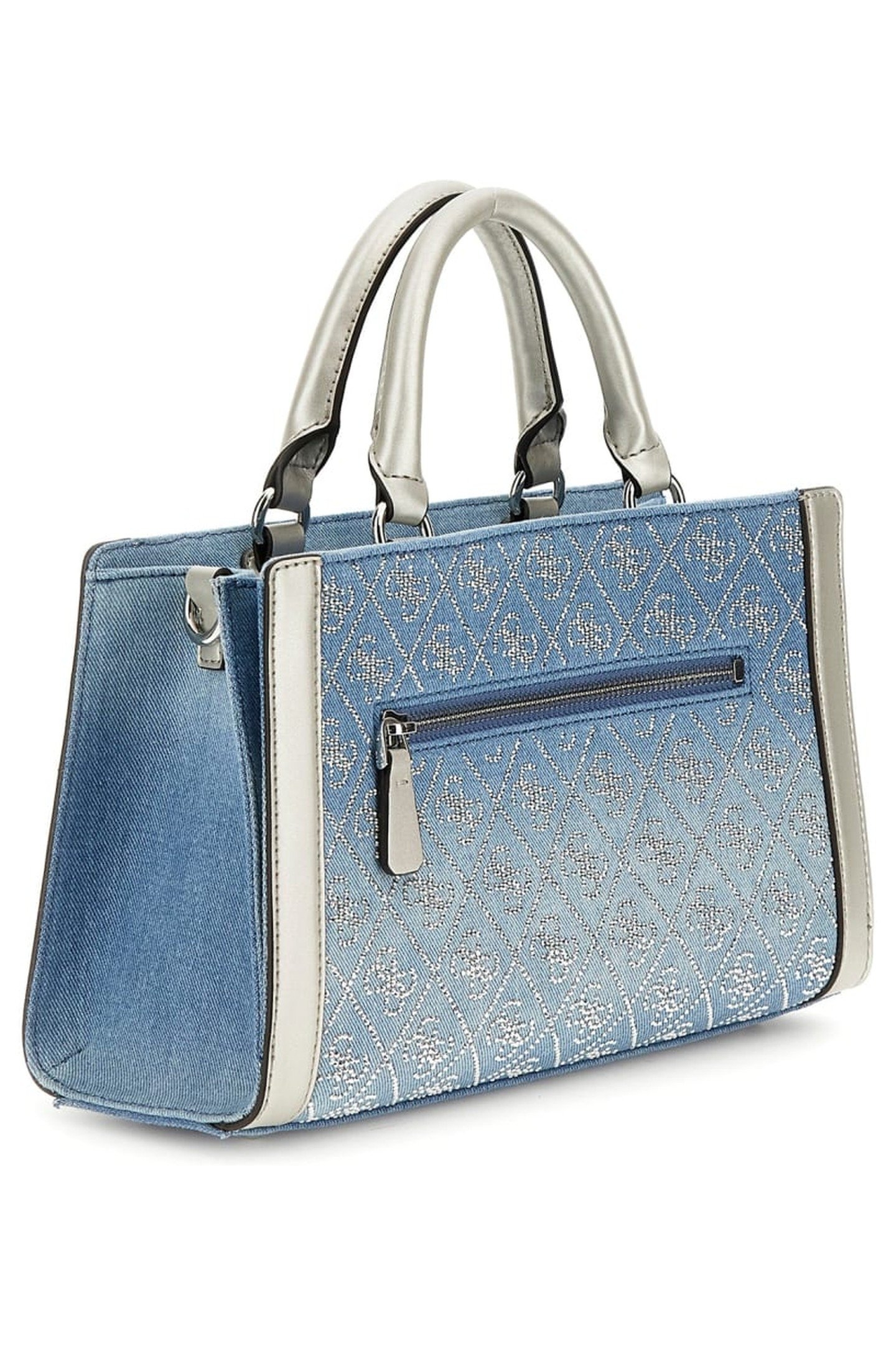 DILI SMALL SATCHEL DENIM LOGO 5