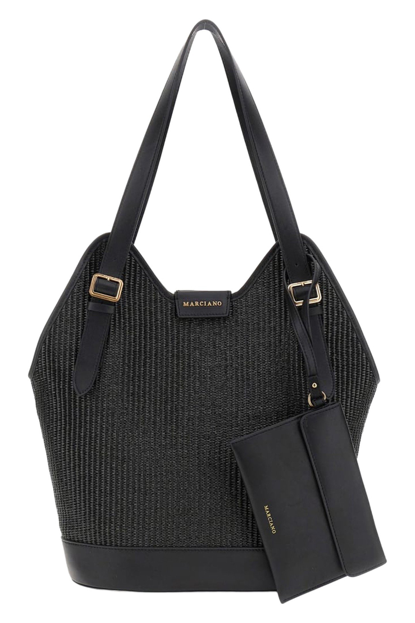 RAFFIA HOBO JET BLACK A996 2