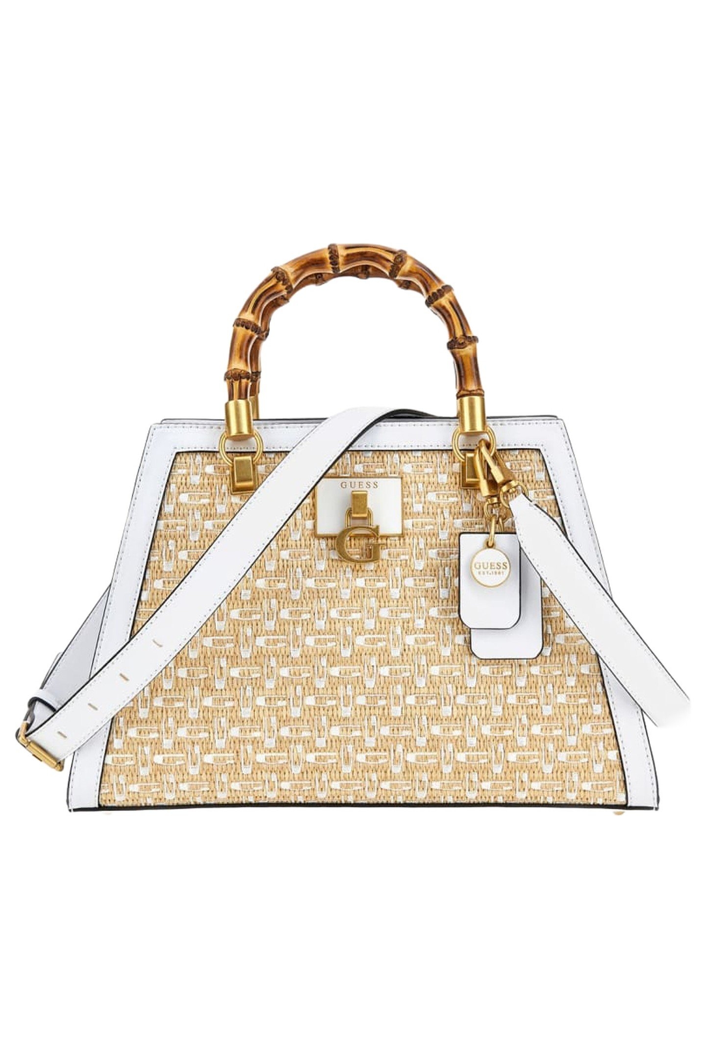 KATEY LUXURY SATCHEL WHITE 4