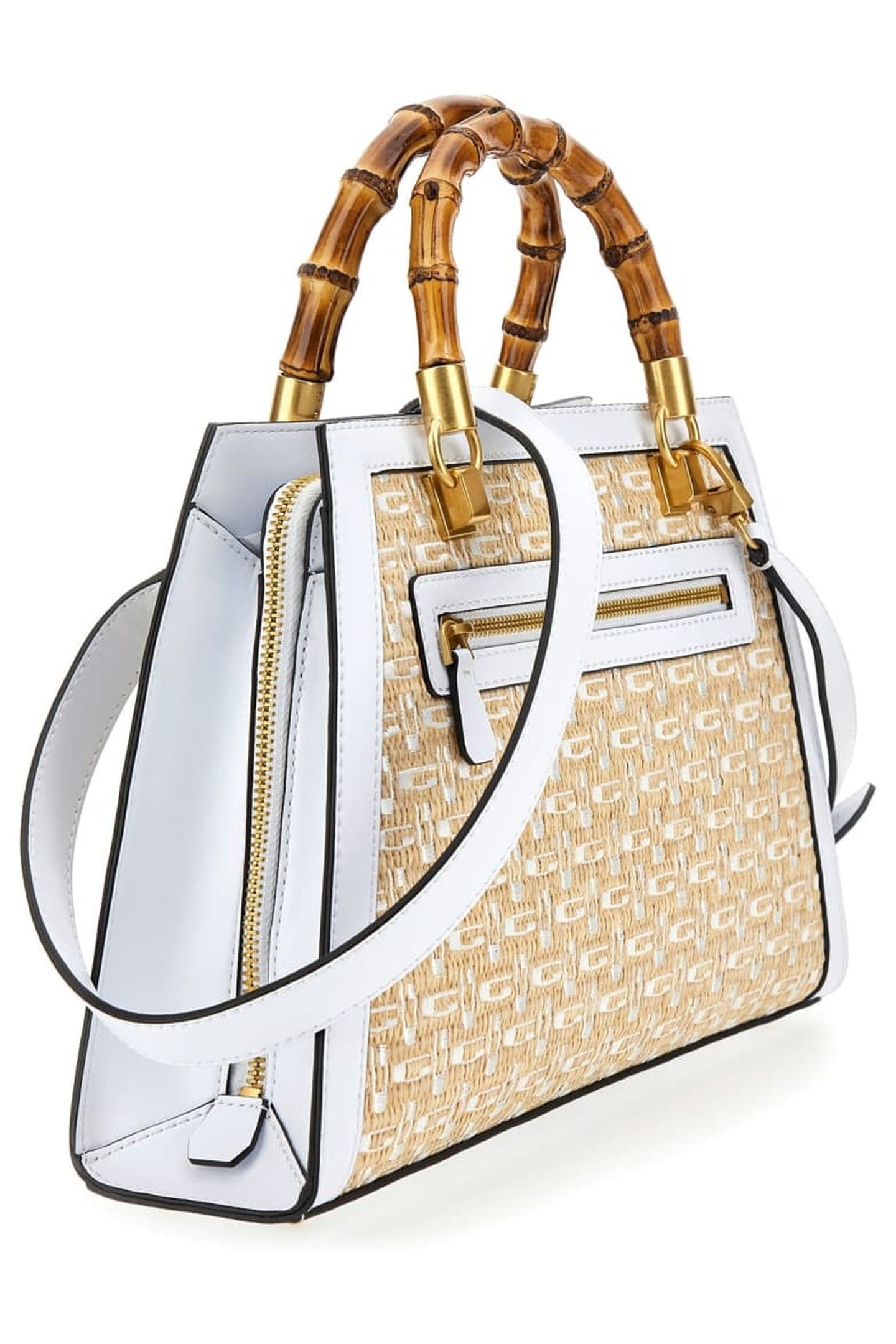 KATEY LUXURY SATCHEL WHITE 6