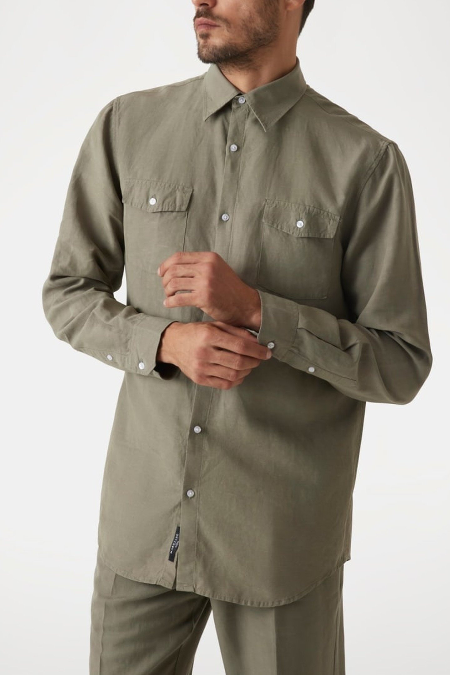 HARRY IT COLLAR WITH MOSSY GREEN 2