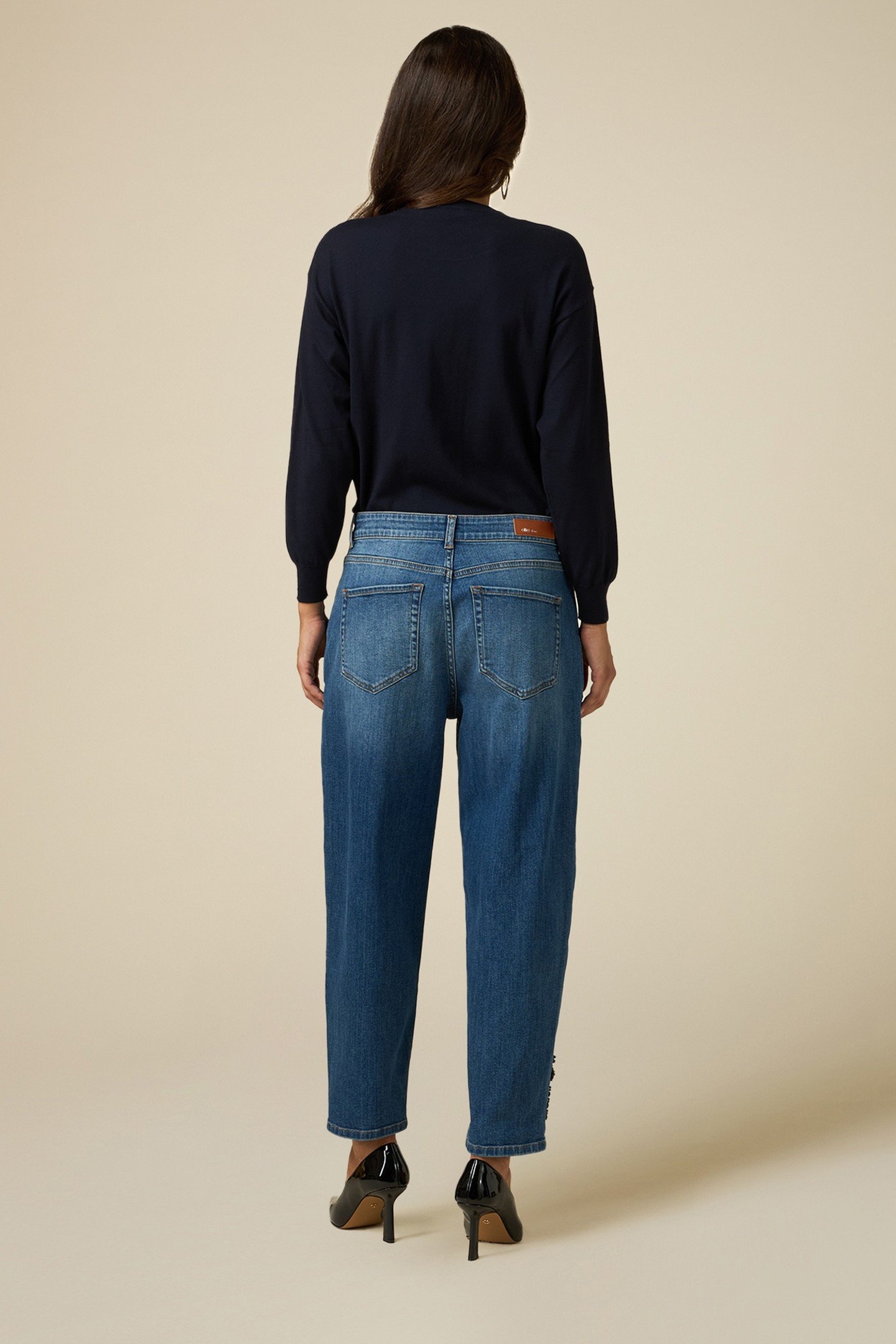 BOYSLIM JEANS WITH JEWEL EMBROIDERY BLUE 2