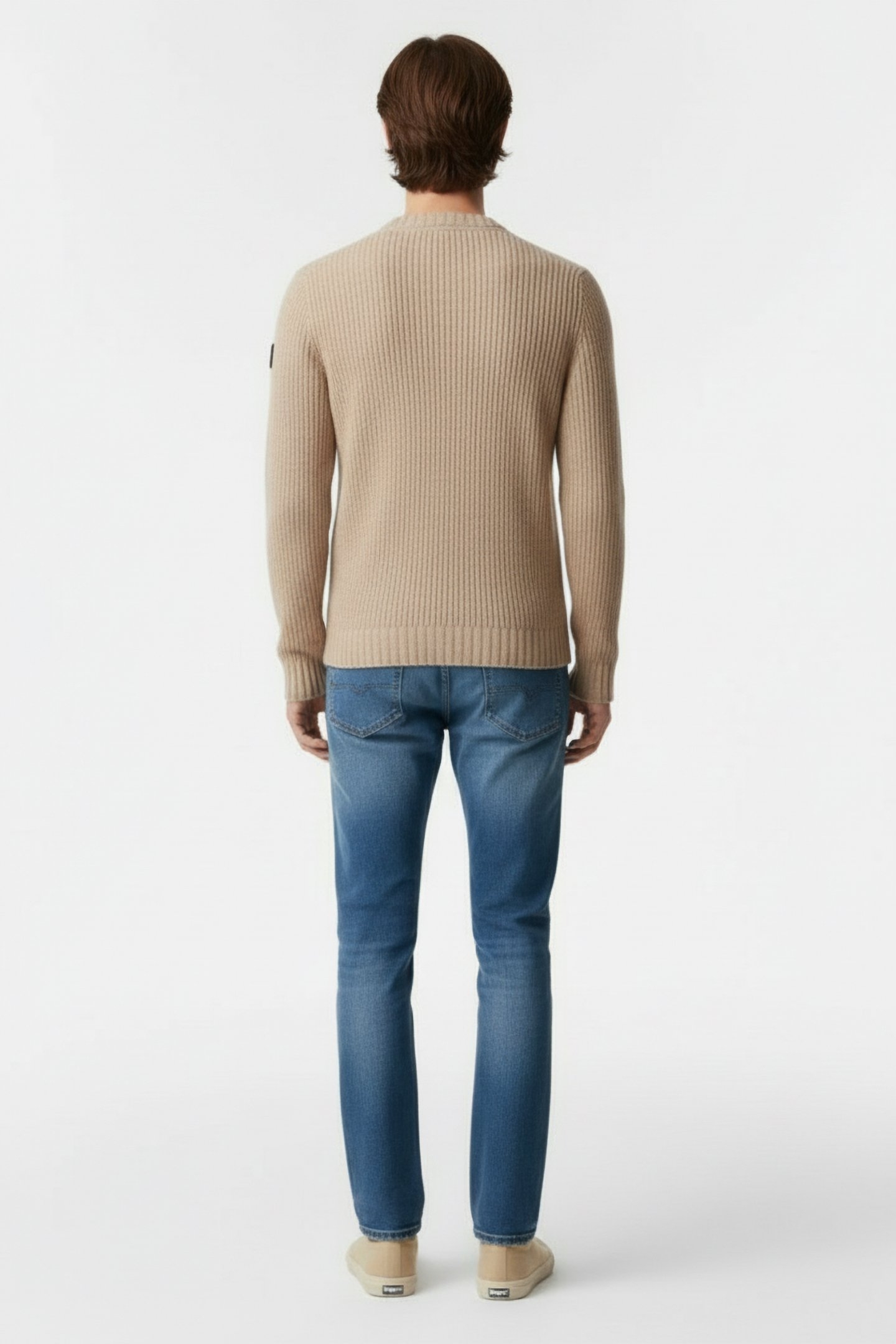 BOJALF KNIT BEIGE MELANGE 2