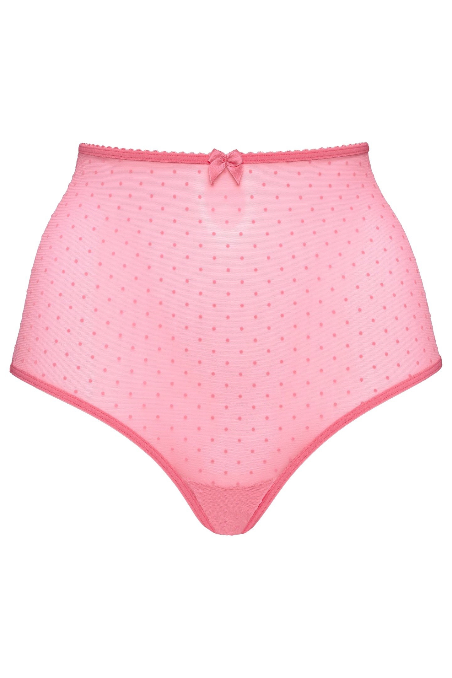 PEEKABOO BOTTOM BRIEFS HIGH WAIST PINK 4