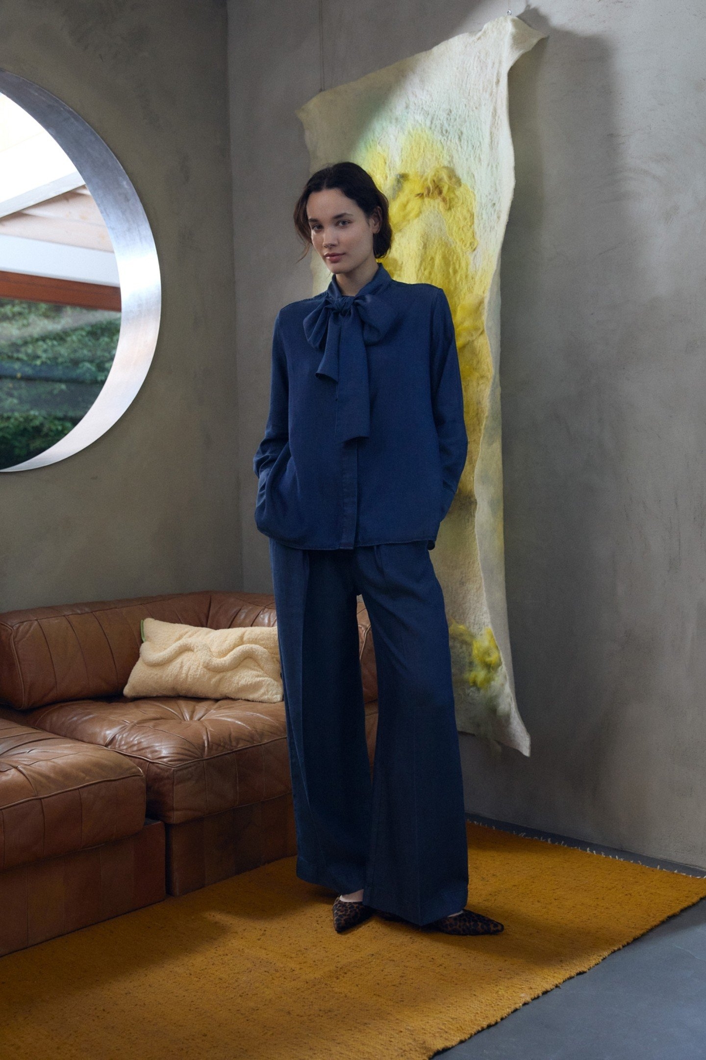 MOONFLOWER PANTS BLUE DENIM 3