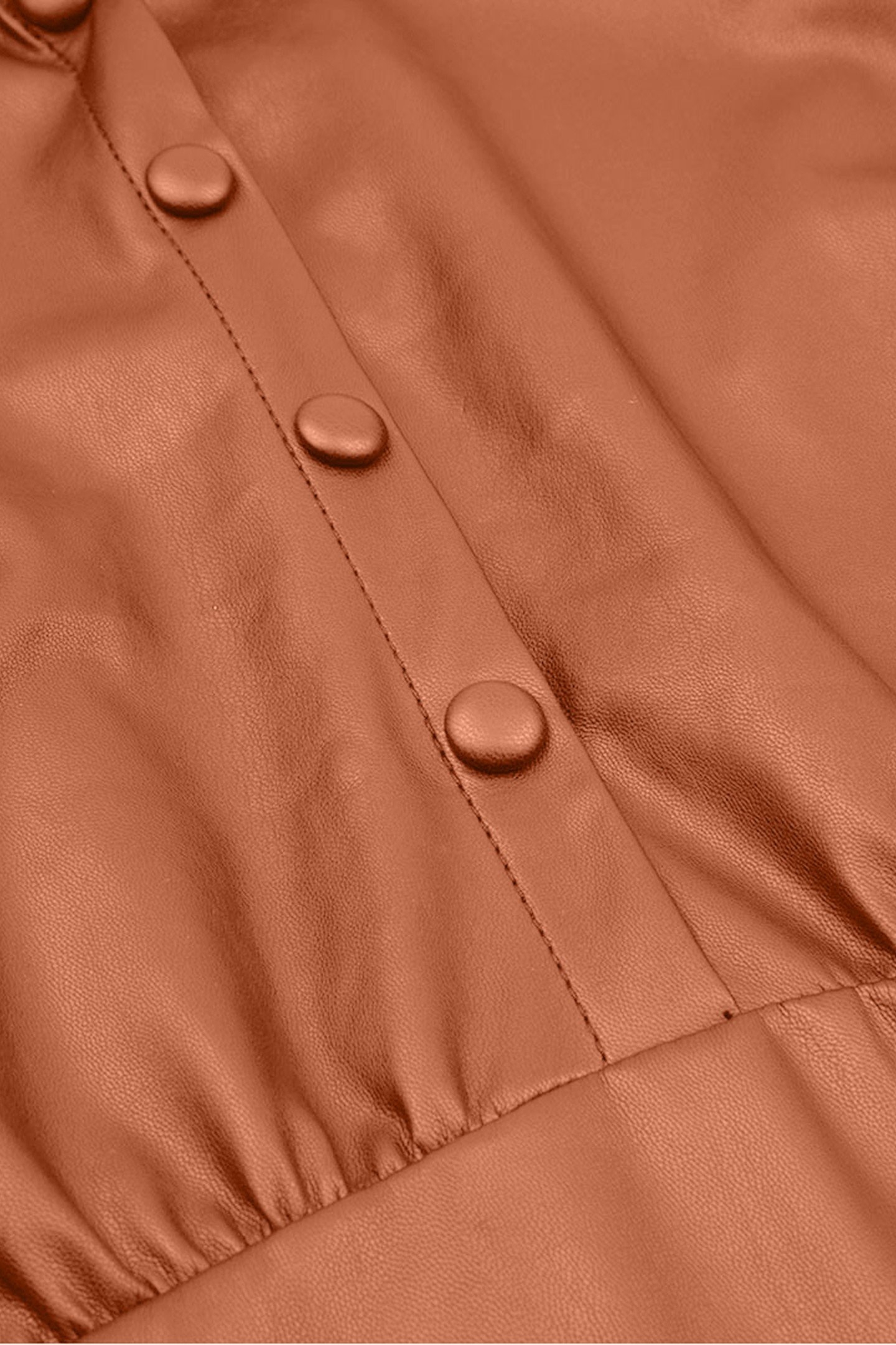 DRESS PUFF SLV LIGHT PU COPPER BROWN 3