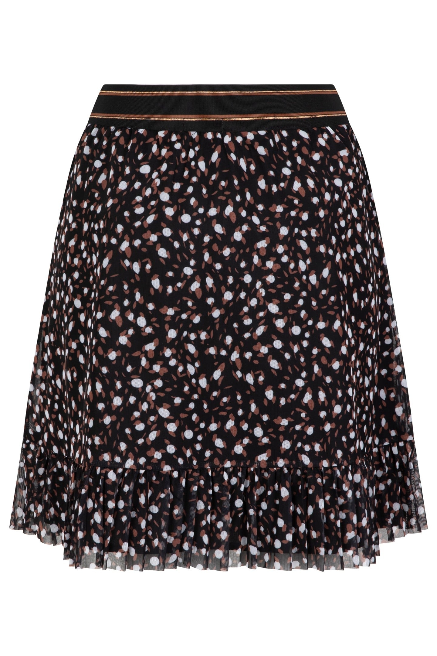 SKIRT MESH ANIMAL STEPS PRINT 7